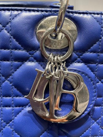 Christian Dior Blue Lady Dior Large Bag-handbag-Christian Dior-The Closet Egypt