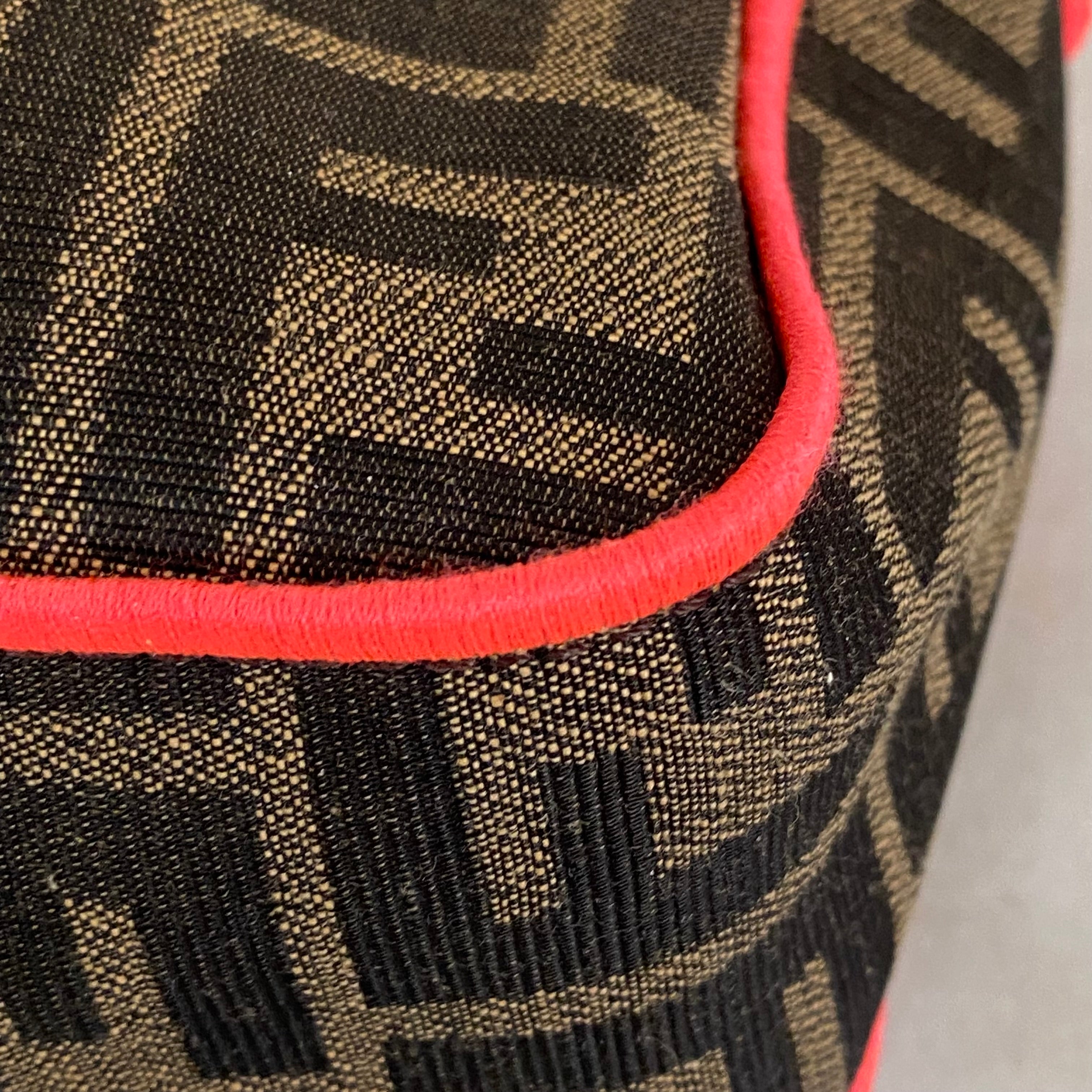 Fendi Bicolor Baguette FF Top Handle Bag W/ Strap-handbag-Fendi-The Closet Egypt