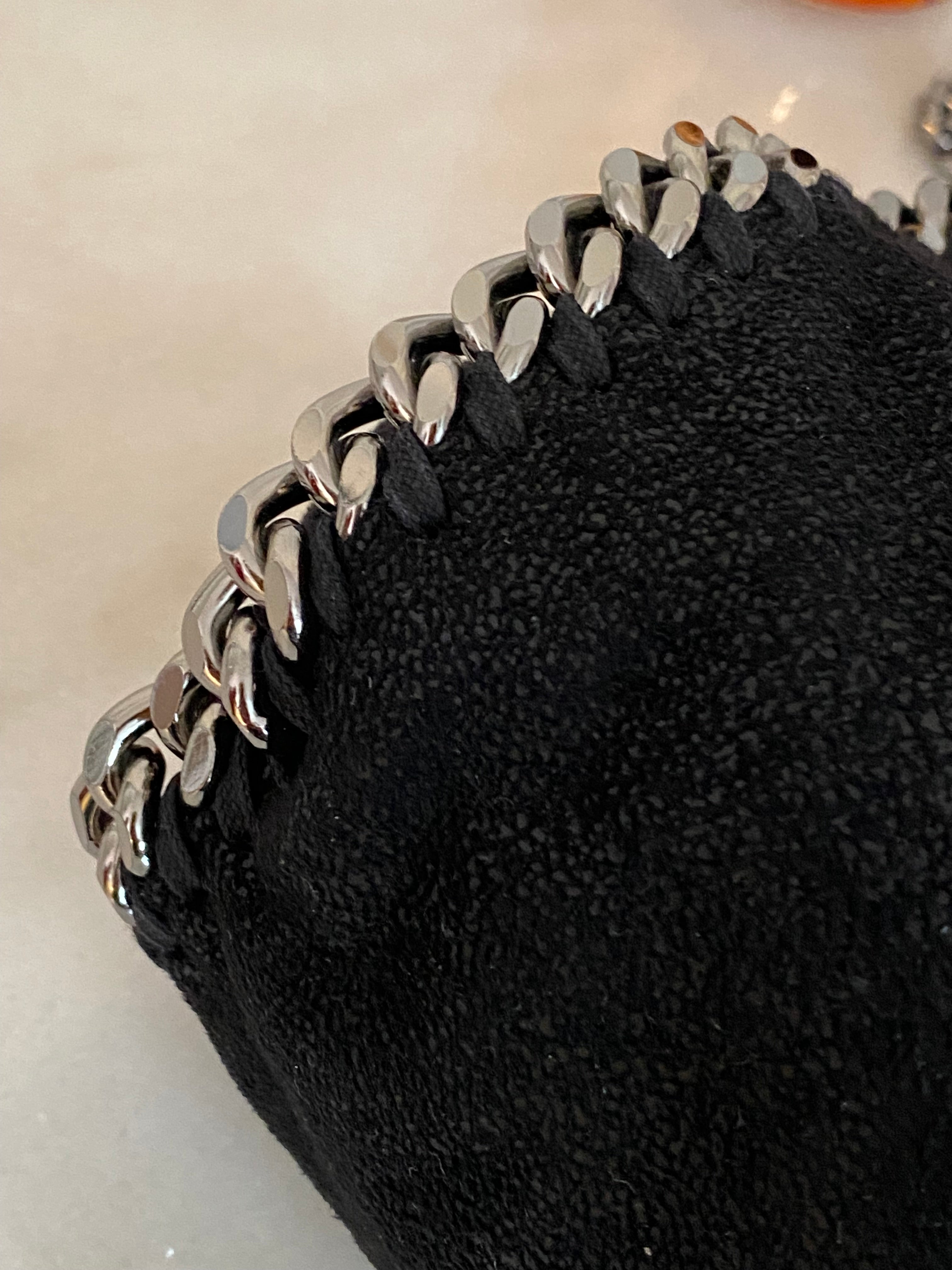 Stella Mccartney Black Falabella Mini Bag-handbag-Stella Mccartney-The Closet Egypt