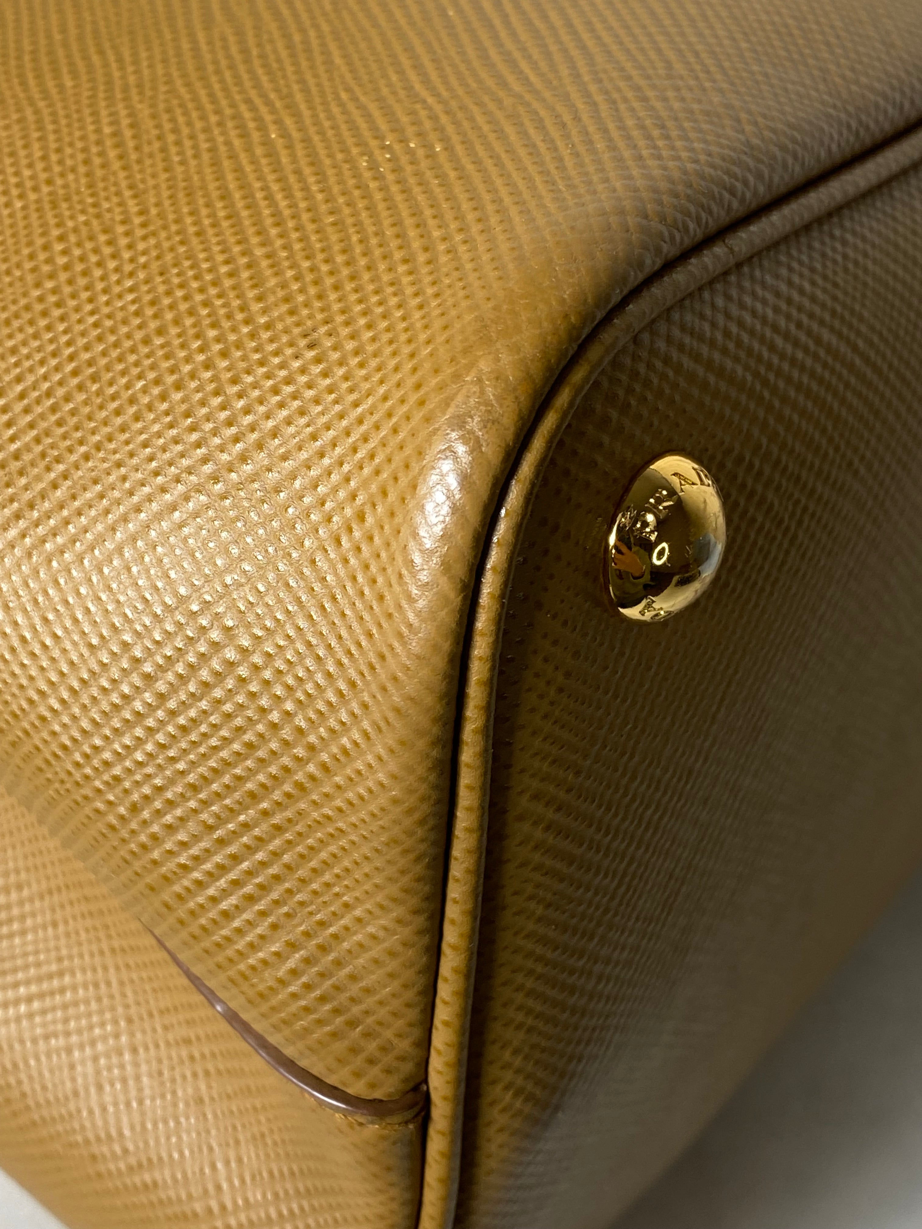 Prada Camel Double Tote Bag-handbag-Prada-The Closet Egypt