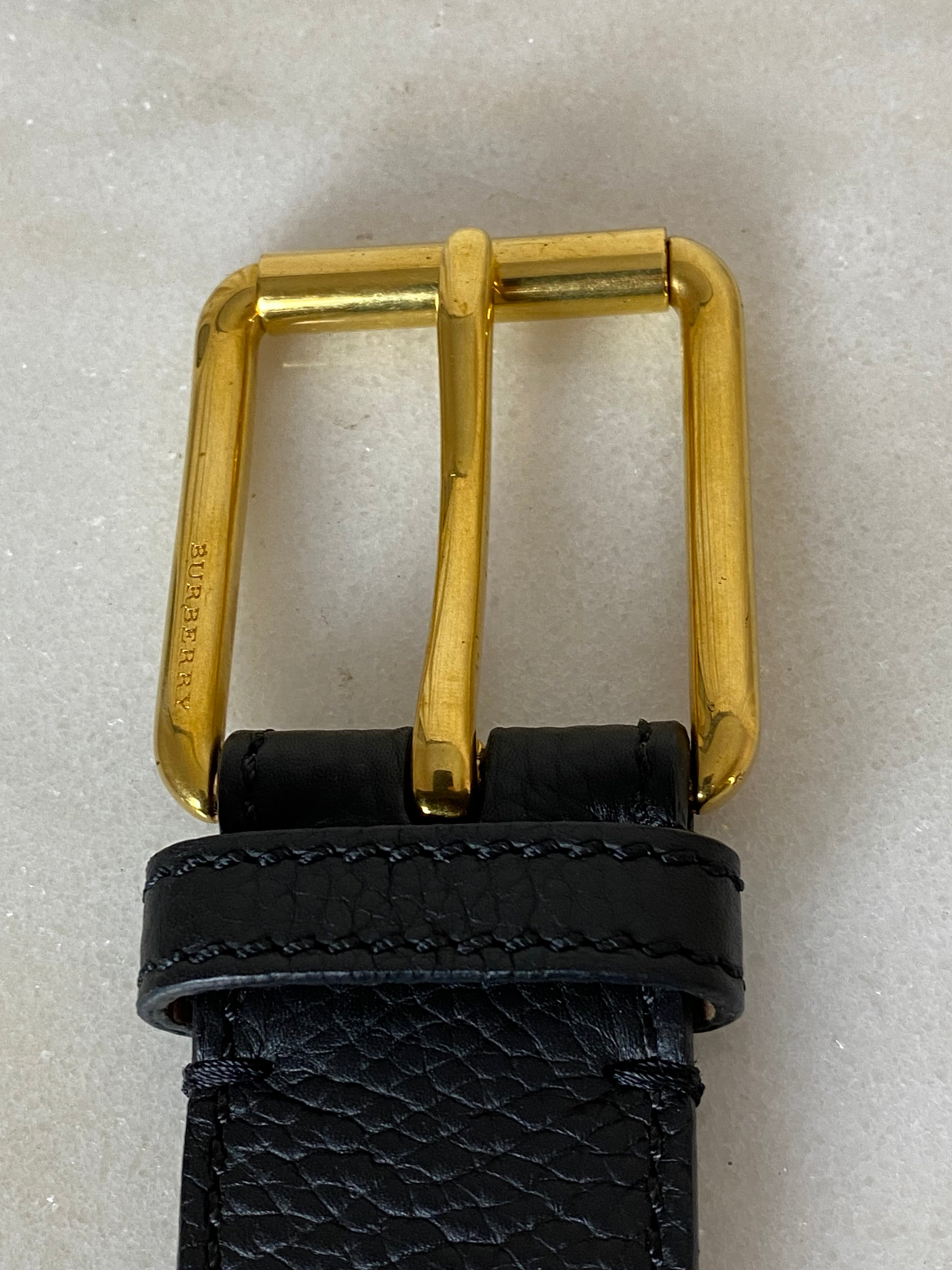 Burberry Black Belt 38-Belt-Burberry-The Closet Egypt
