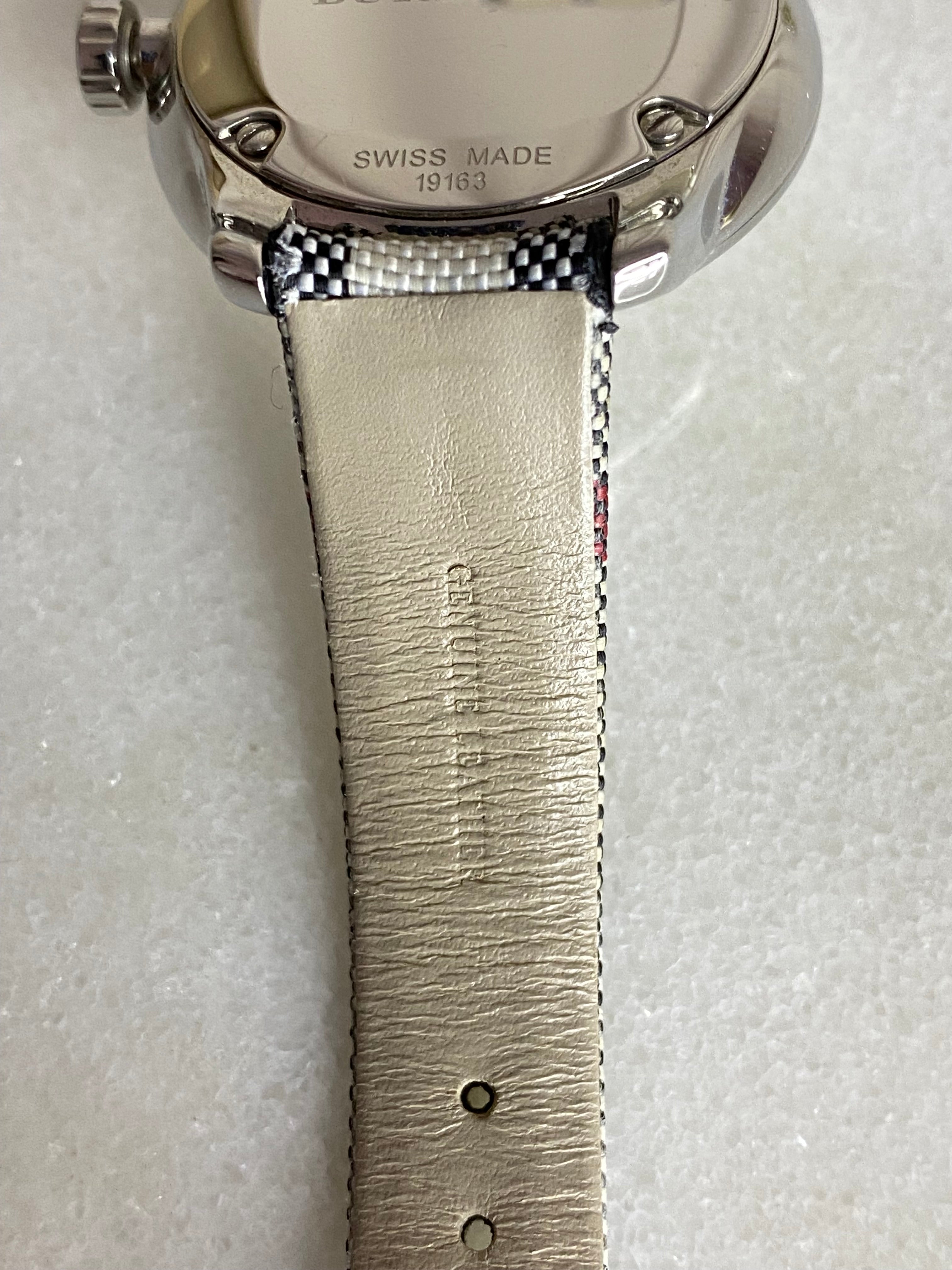 Burberry Stainless Steel Beige House Check Watch-Watch-Burberry-The Closet Egypt
