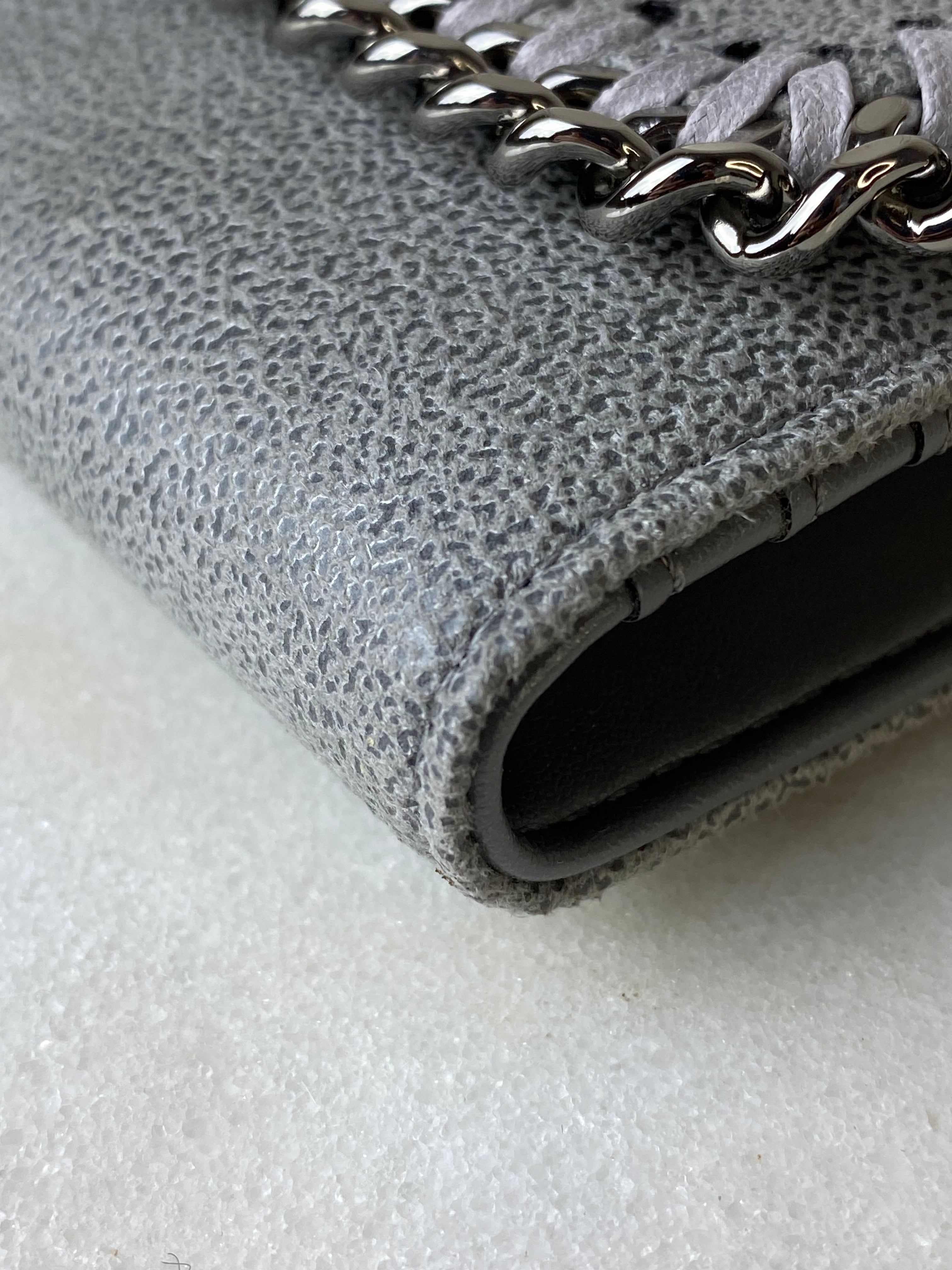 Stella Mccartney Grey Falabella Small Wallet