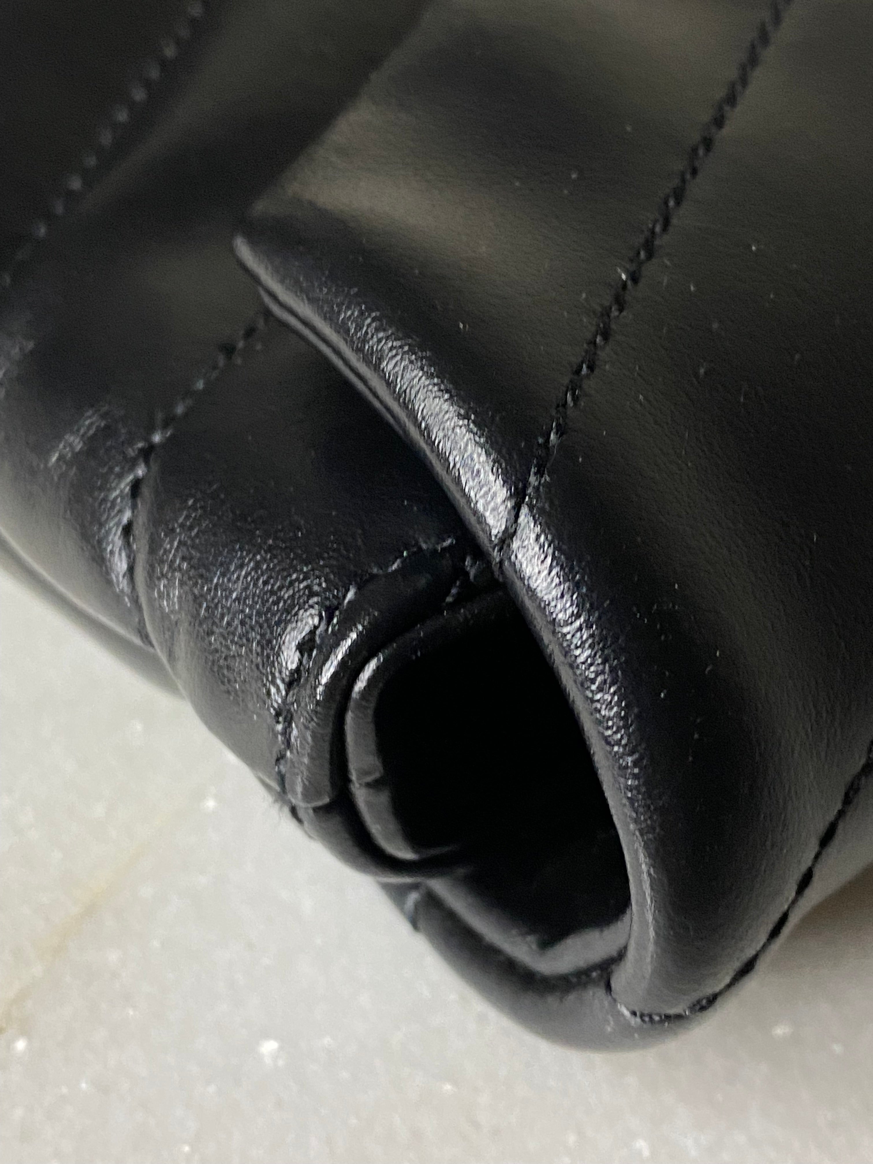 YSL Black Large Pouch-Pouch-YSL-The Closet Egypt