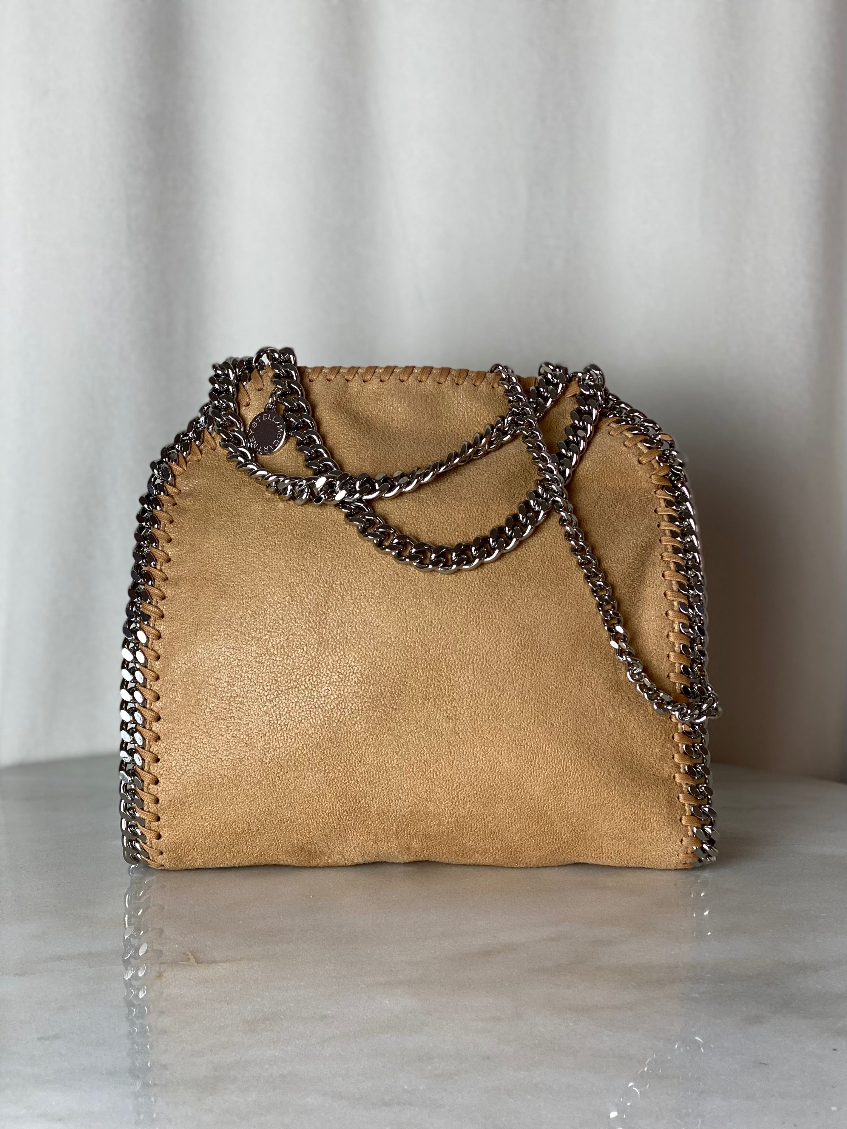 Stella Mccartney Camel Falabella Mini Bag-handbag-Stella Mccartney-The Closet Egypt