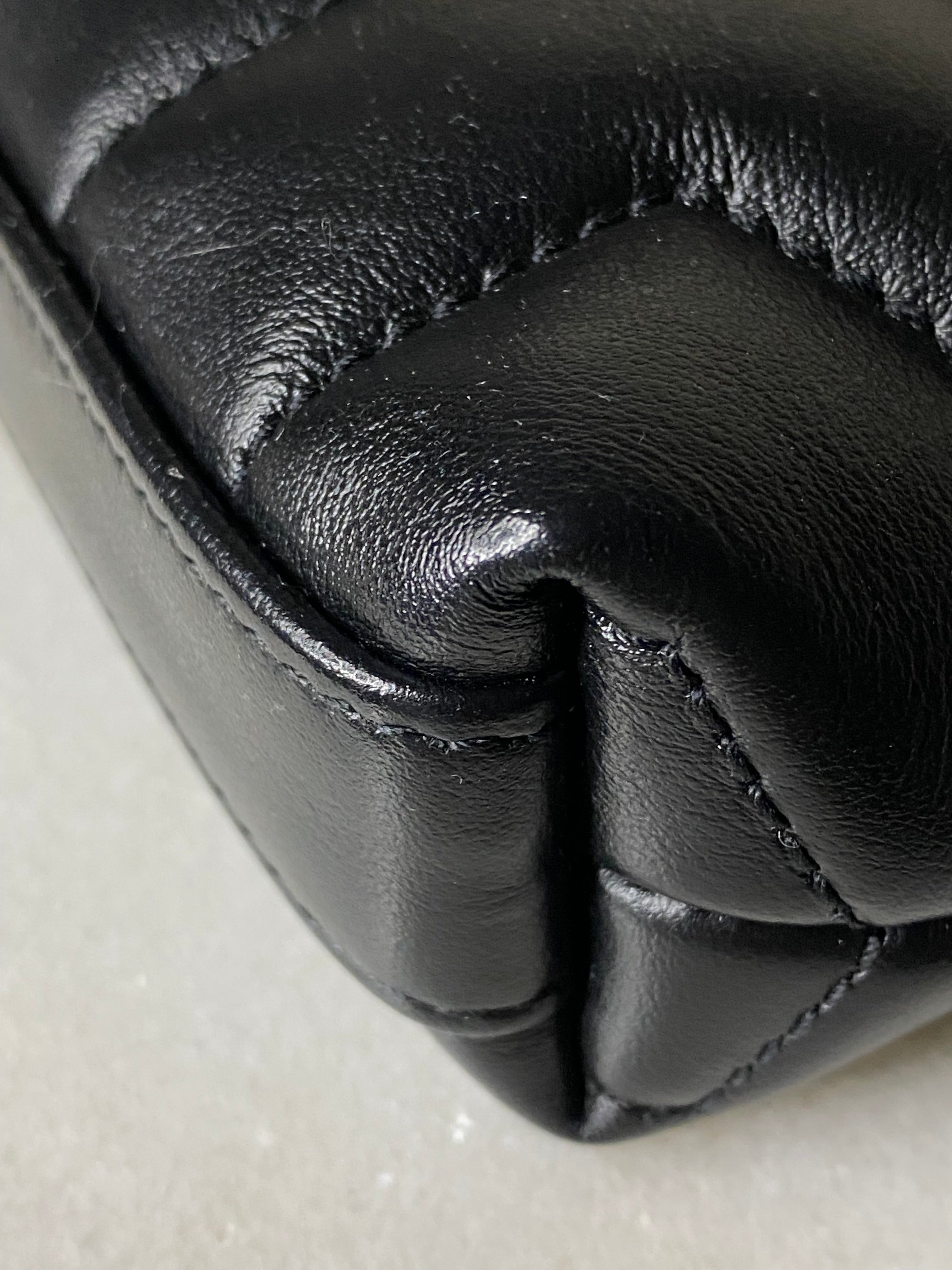 YSL Black Large Pouch-Pouch-YSL-The Closet Egypt