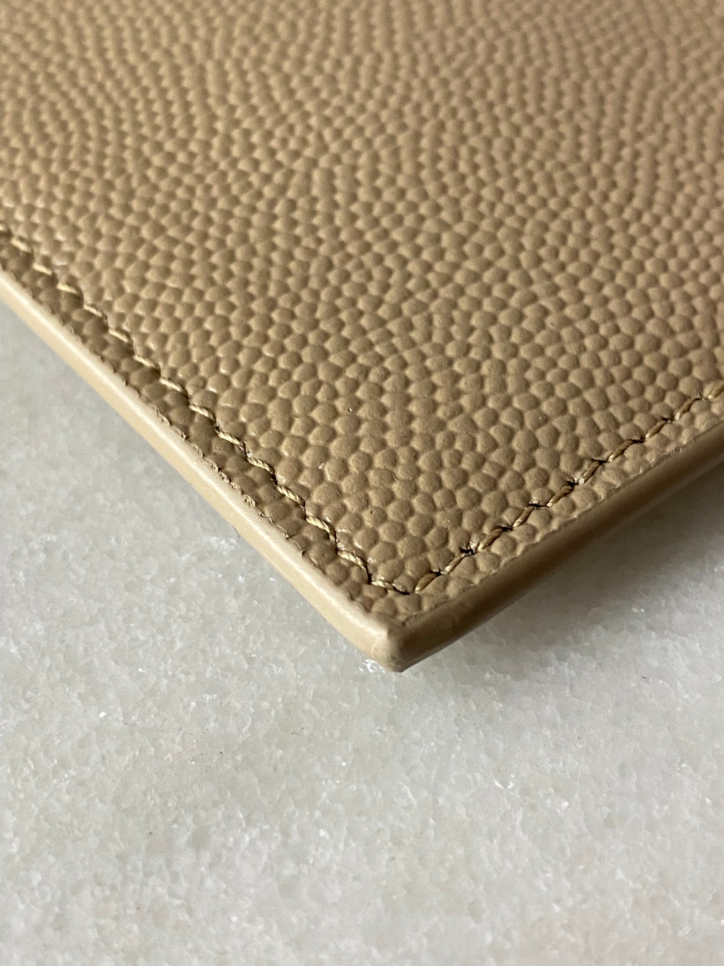 YSL Beige Uptown Pouch-Pouch-YSL-The Closet Egypt