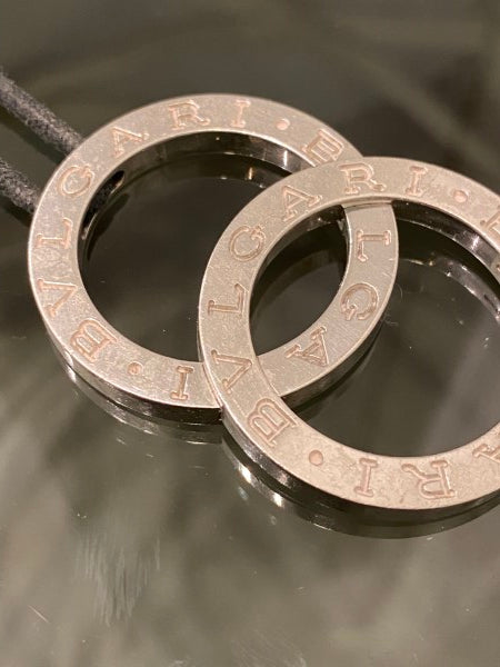 Bvlgari Silver Fortuna Grande Pendant Necklace-Necklaces-Bvlgari-The Closet Egypt