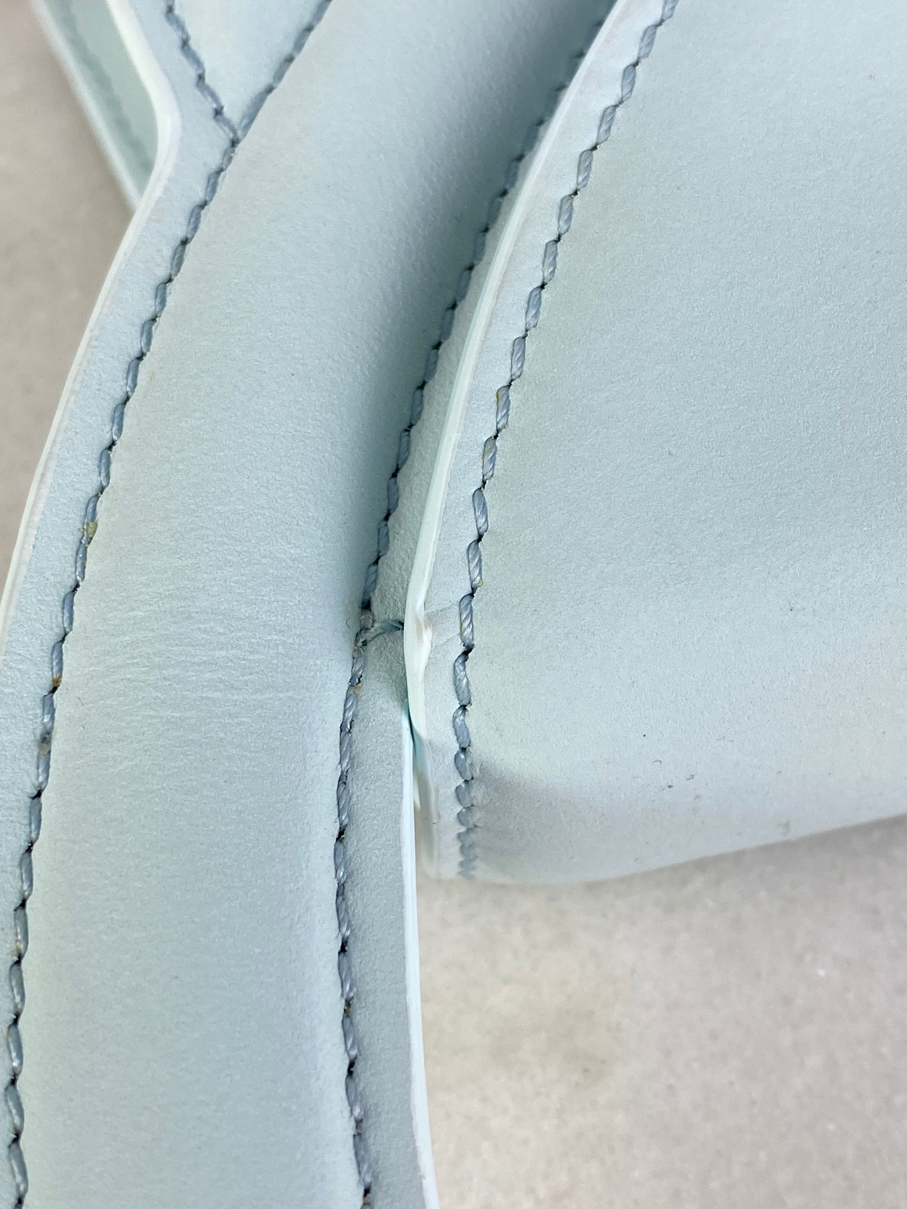 Jacquemus Blue Le Sac Rond Top Handle Bag