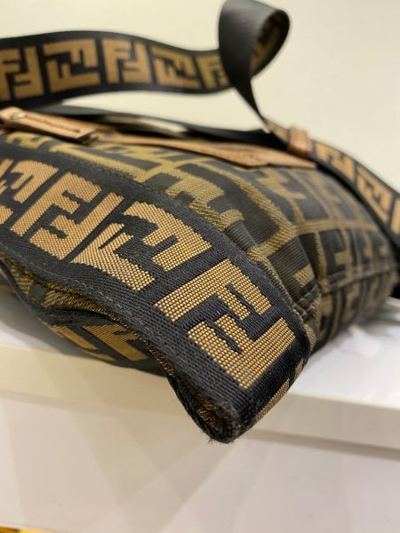 Fendi FF Brown Crossbody Bag-handbag-Fendi-The Closet Egypt