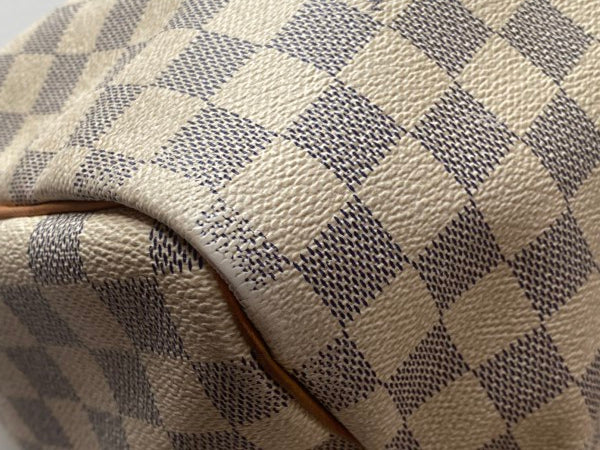Louis Vuitton Damier Azur Speedy 30 Bag-handbag-Louis Vuitton-The Closet Egypt
