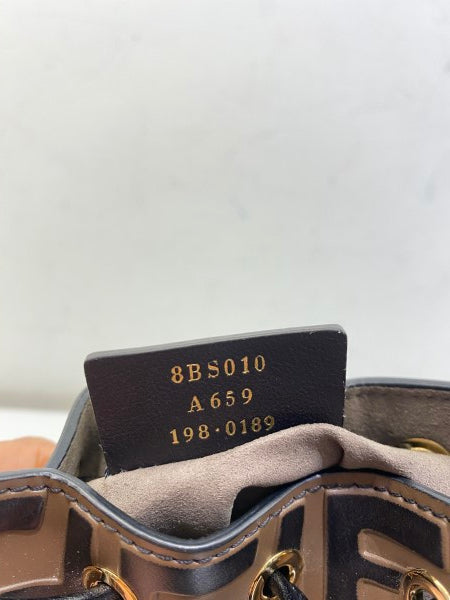 Fendi Bicolor FF Mon Tresor Mini Bucket Bag-handbag-Fendi-The Closet Egypt