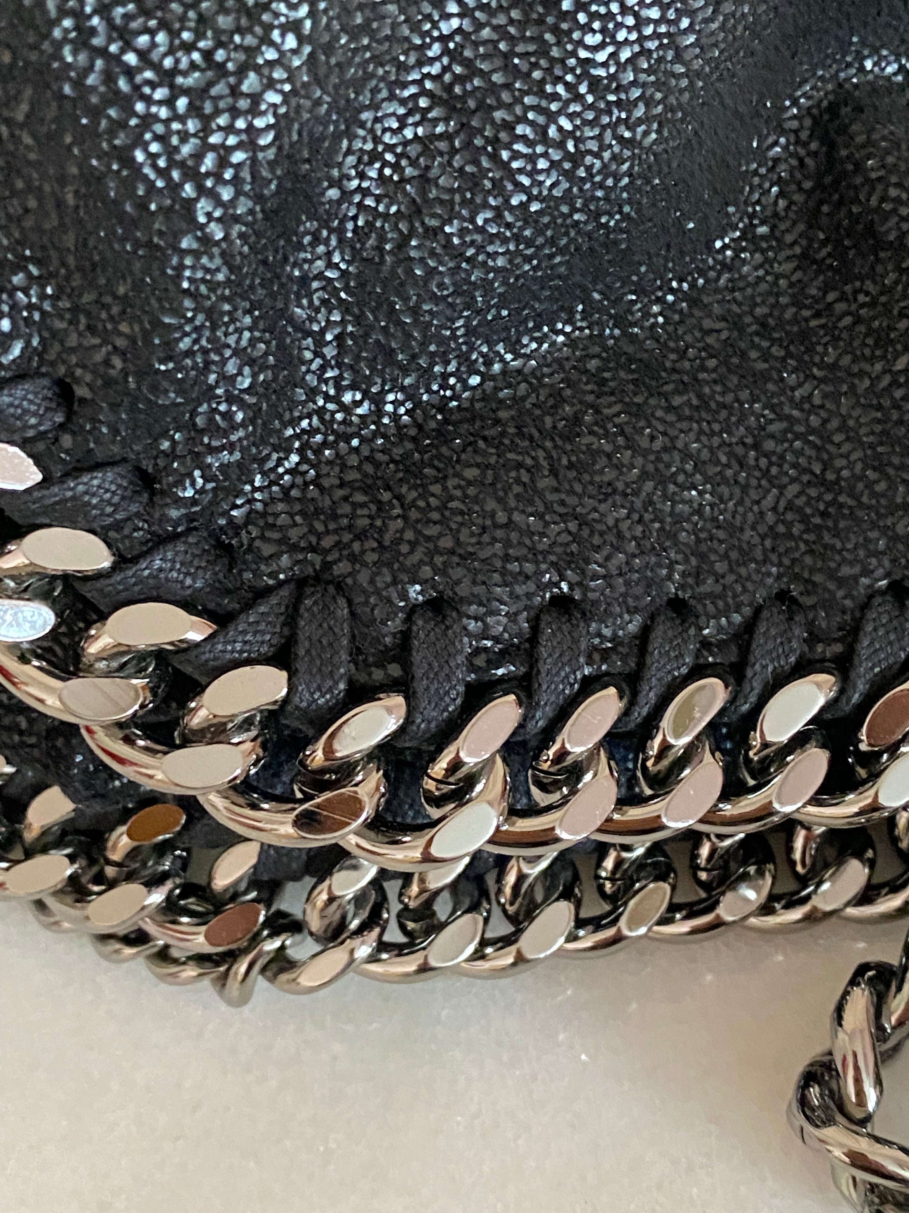 Stella Mccartney Black Falabella Mini Bag-handbag-Stella Mccartney-The Closet Egypt