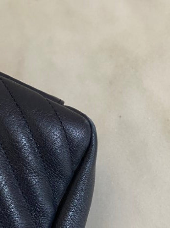 YSL Dark Blue College Large Top Handle Bag-handbag-YSL-The Closet Egypt