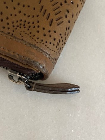 Burberry Brown Zip Long Wallet-wallet-Burberry-The Closet Egypt