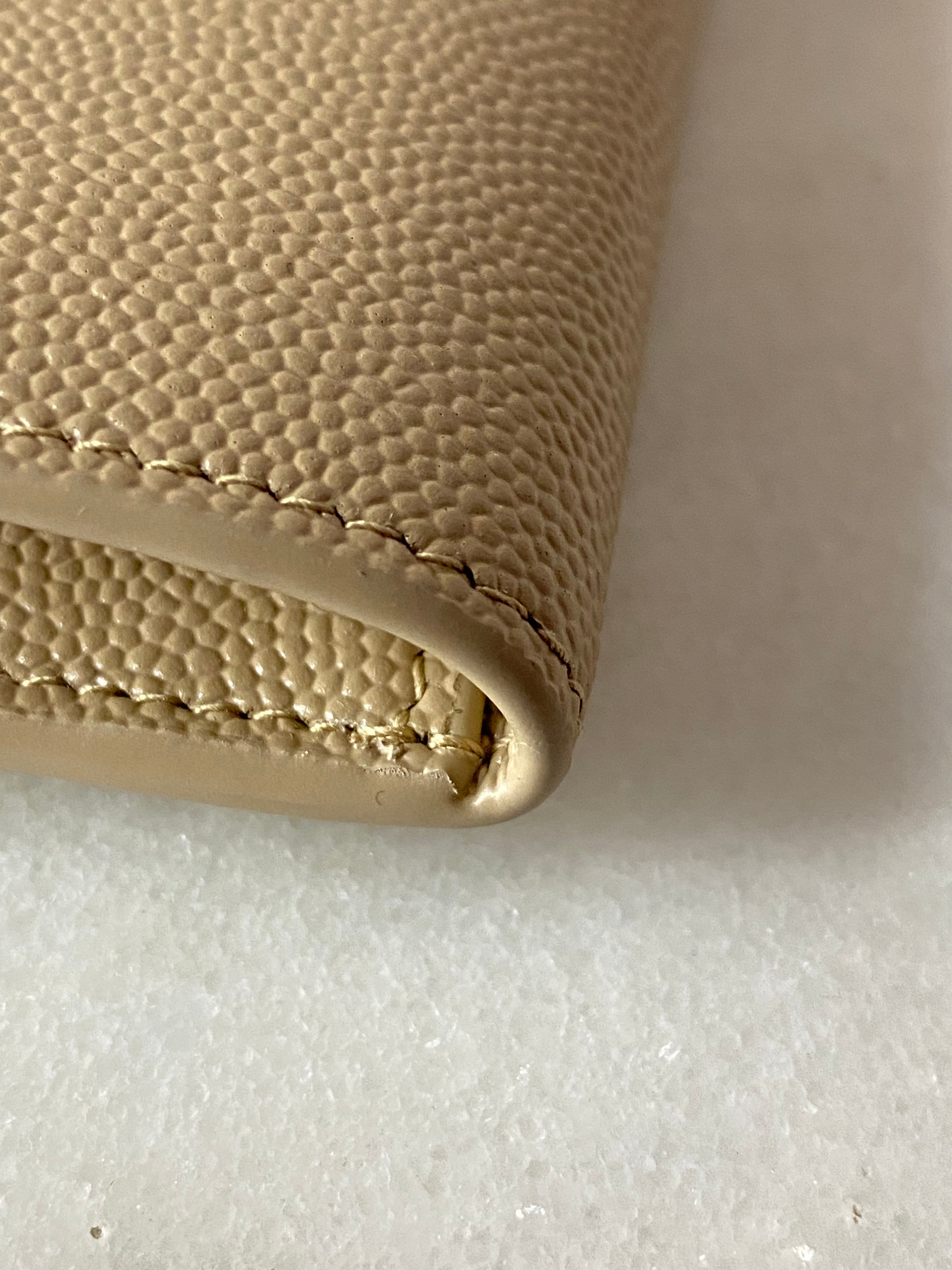 YSL Beige Uptown Pouch-Pouch-YSL-The Closet Egypt