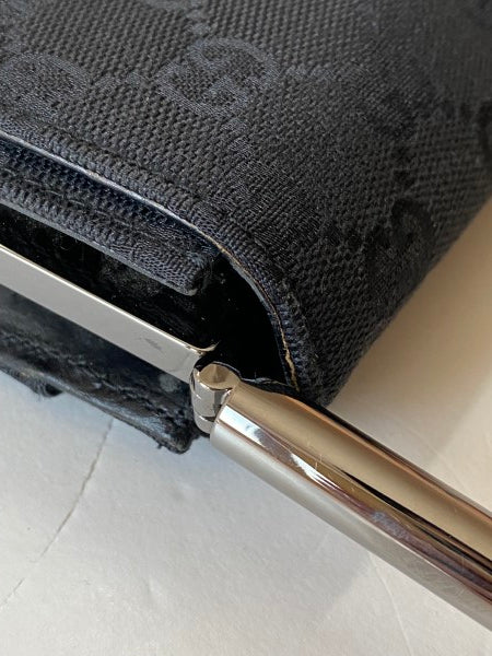 Gucci Black GG Flap Shoulder Bag-handbag-Gucci-The Closet Egypt