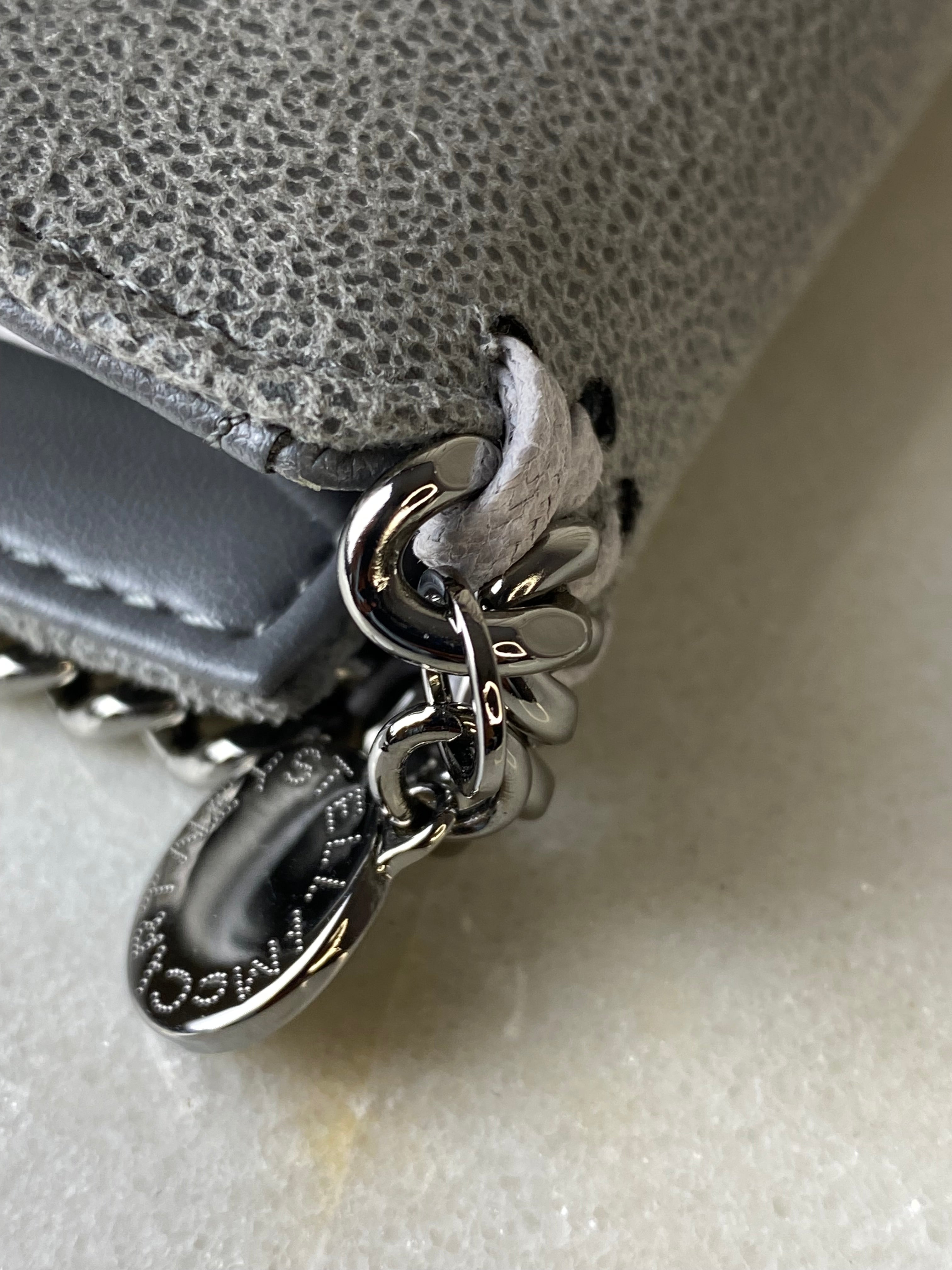 Stella Mccartney Grey Falabella Small Wallet