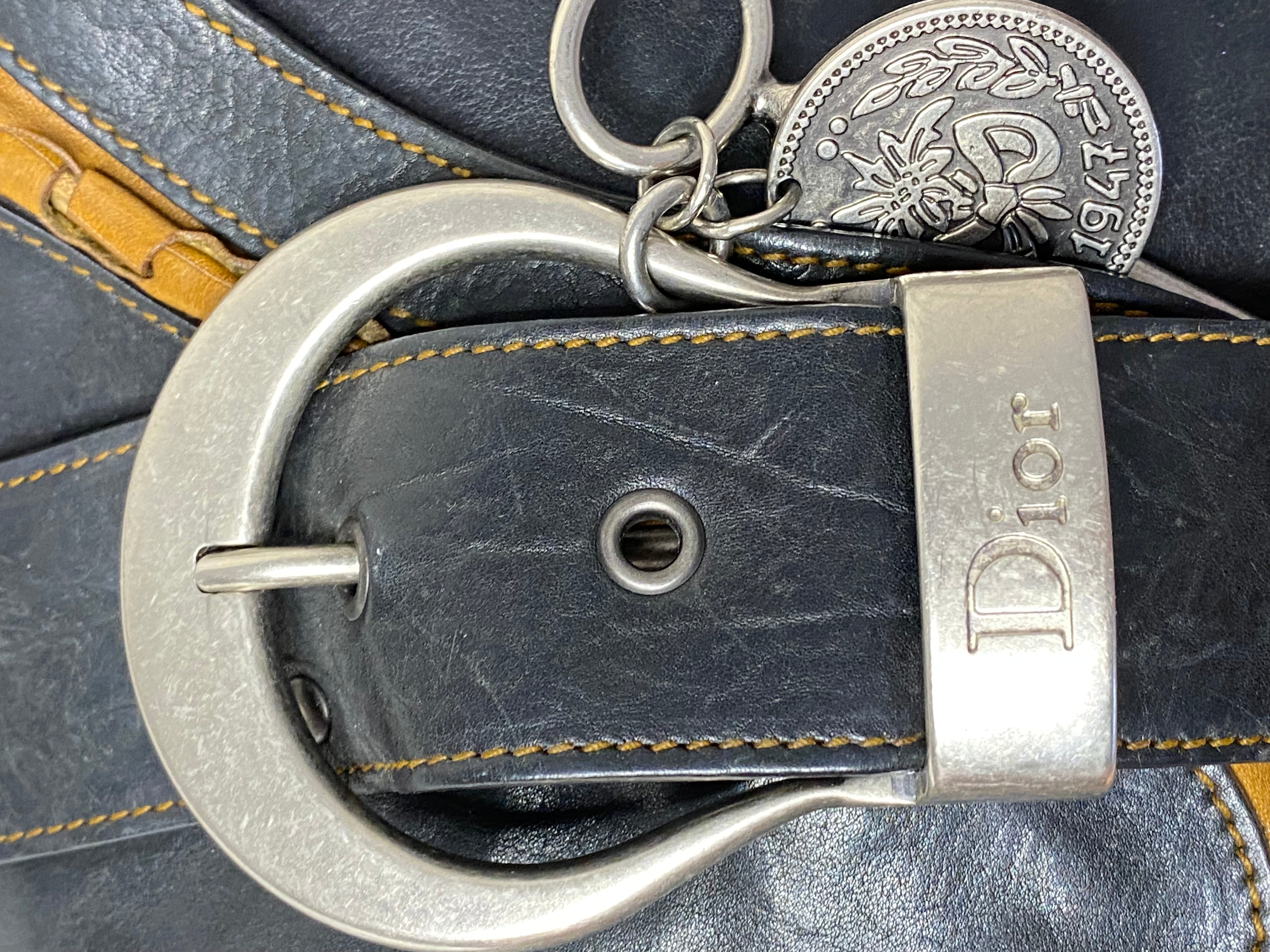 Christian Dior Black Vintage Saddle Bag-handbag-Christian Dior-The Closet Egypt