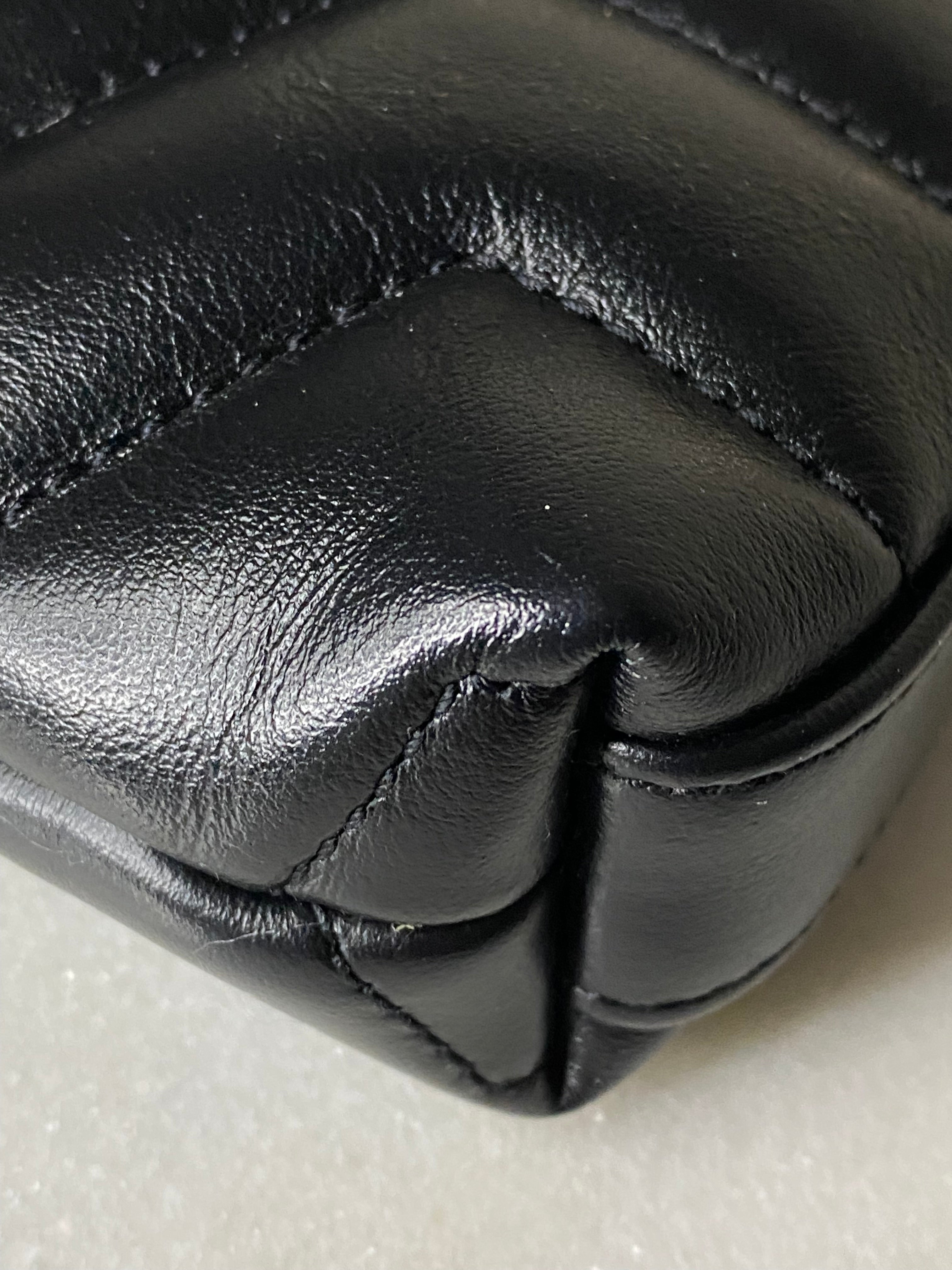 YSL Black Large Pouch-Pouch-YSL-The Closet Egypt