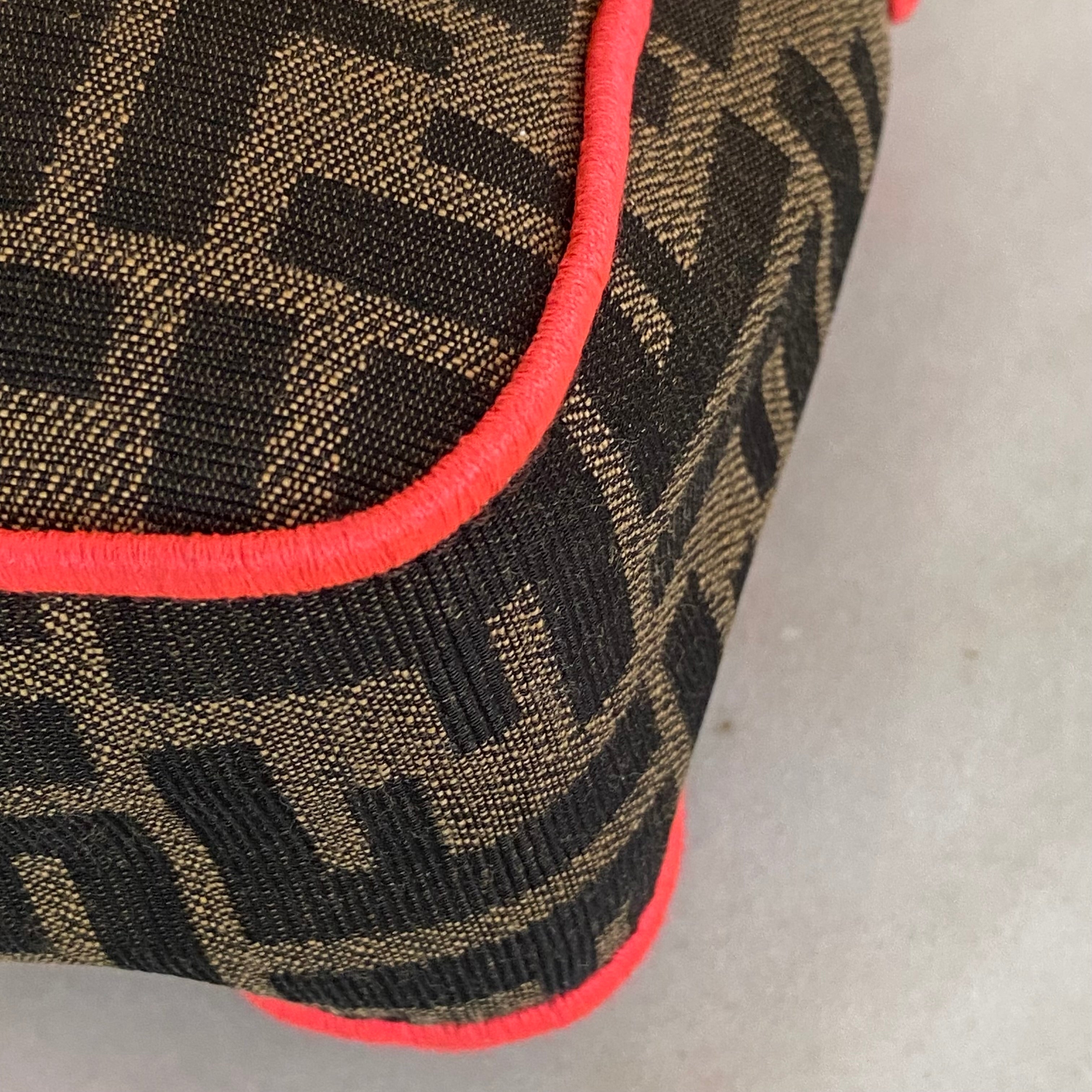 Fendi Bicolor Baguette FF Top Handle Bag W/ Strap-handbag-Fendi-The Closet Egypt