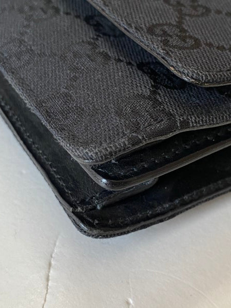 Gucci Black GG Flap Shoulder Bag-handbag-Gucci-The Closet Egypt