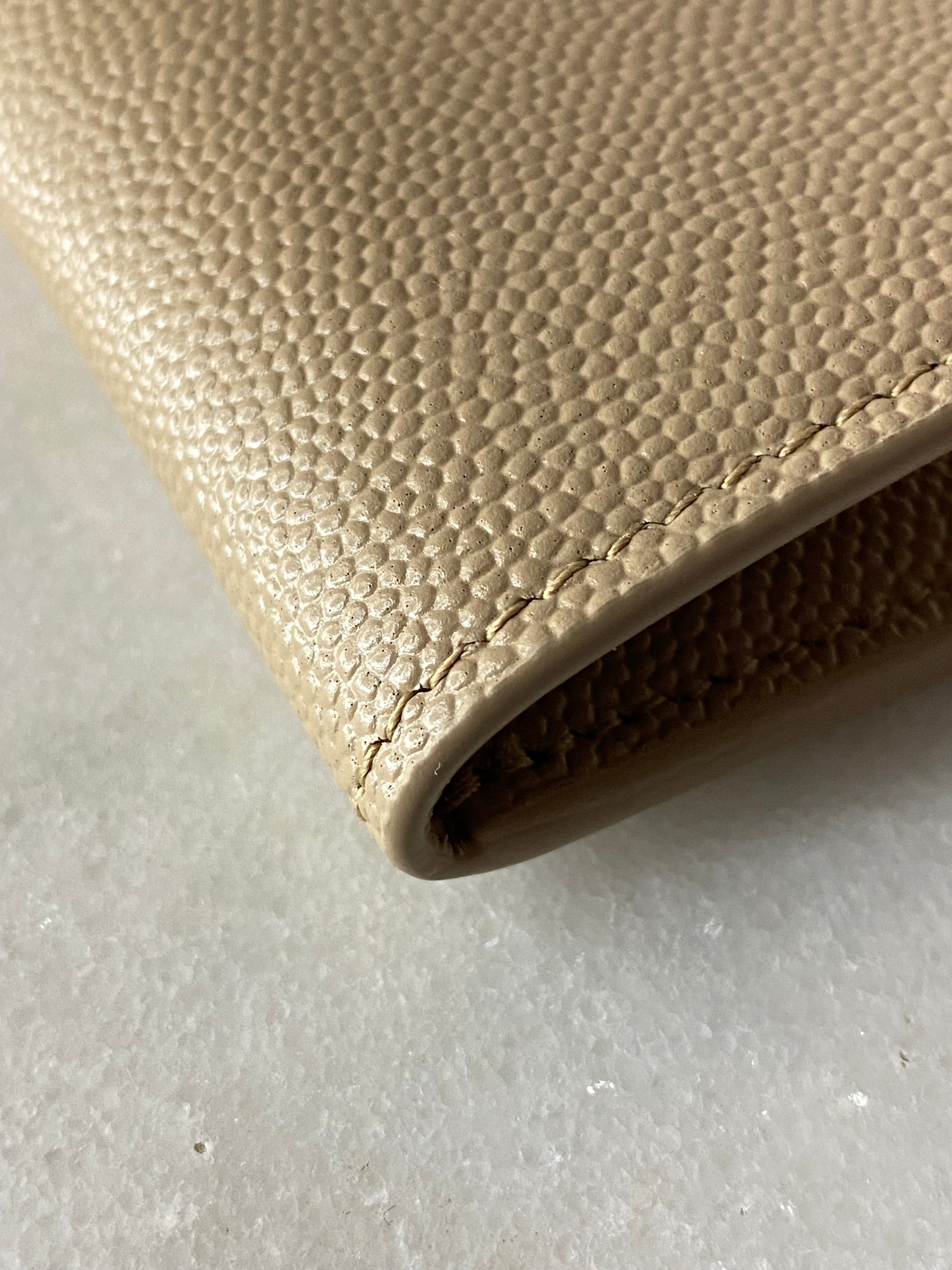 YSL Beige Uptown Pouch-Pouch-YSL-The Closet Egypt