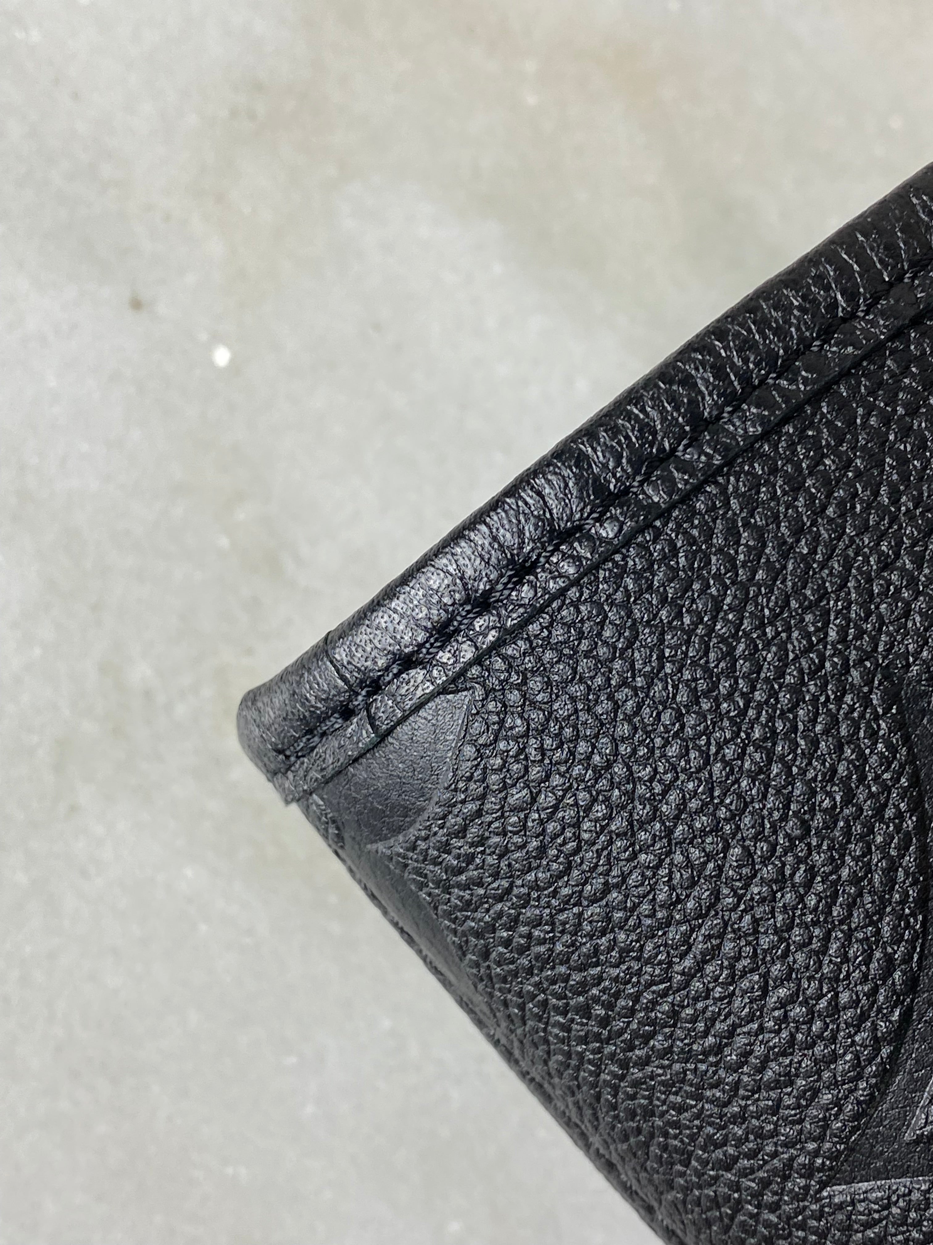 Louis Vuitton Black Monogram Empreinte Neverfull MM Tote Bag