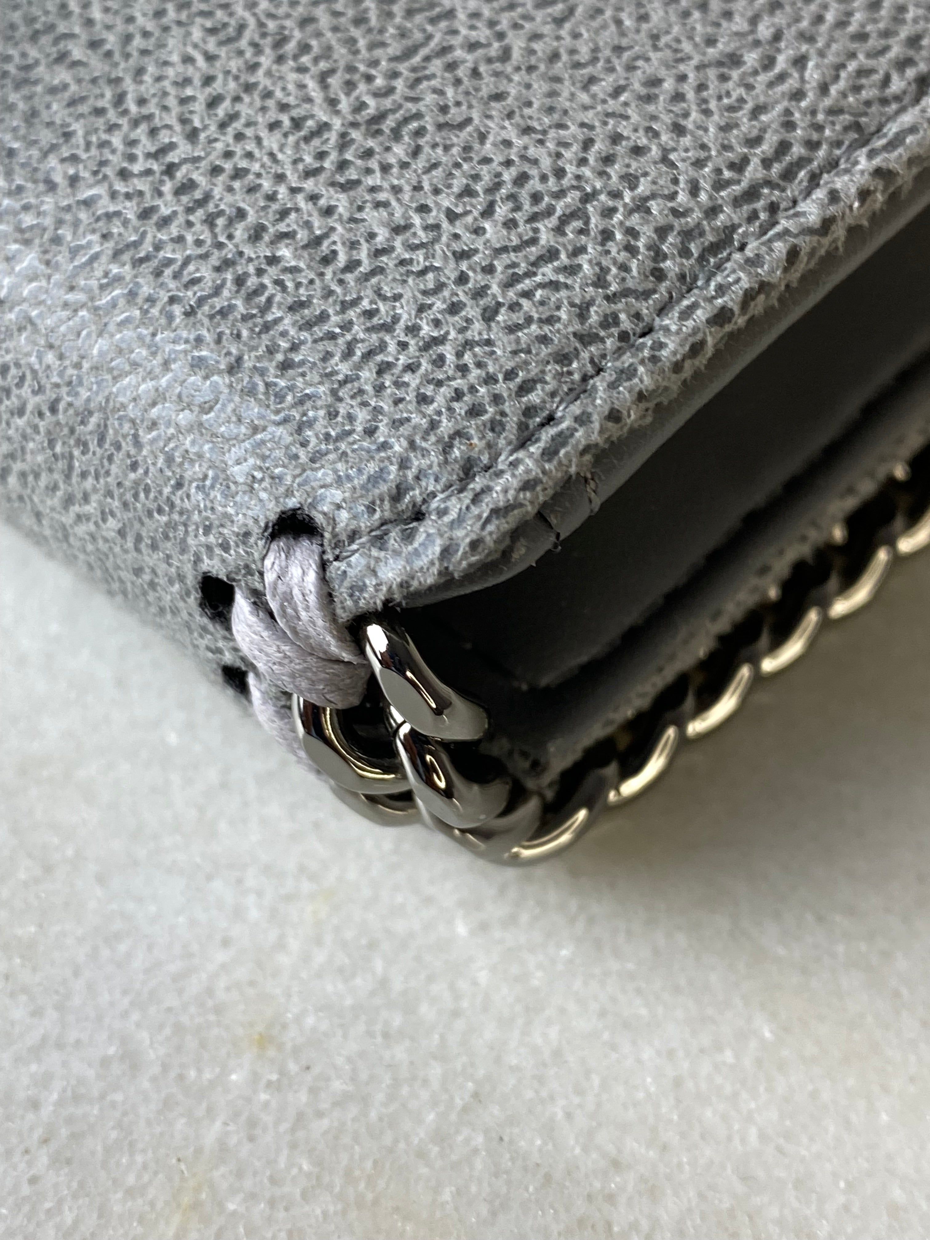Stella Mccartney Grey Falabella Small Wallet