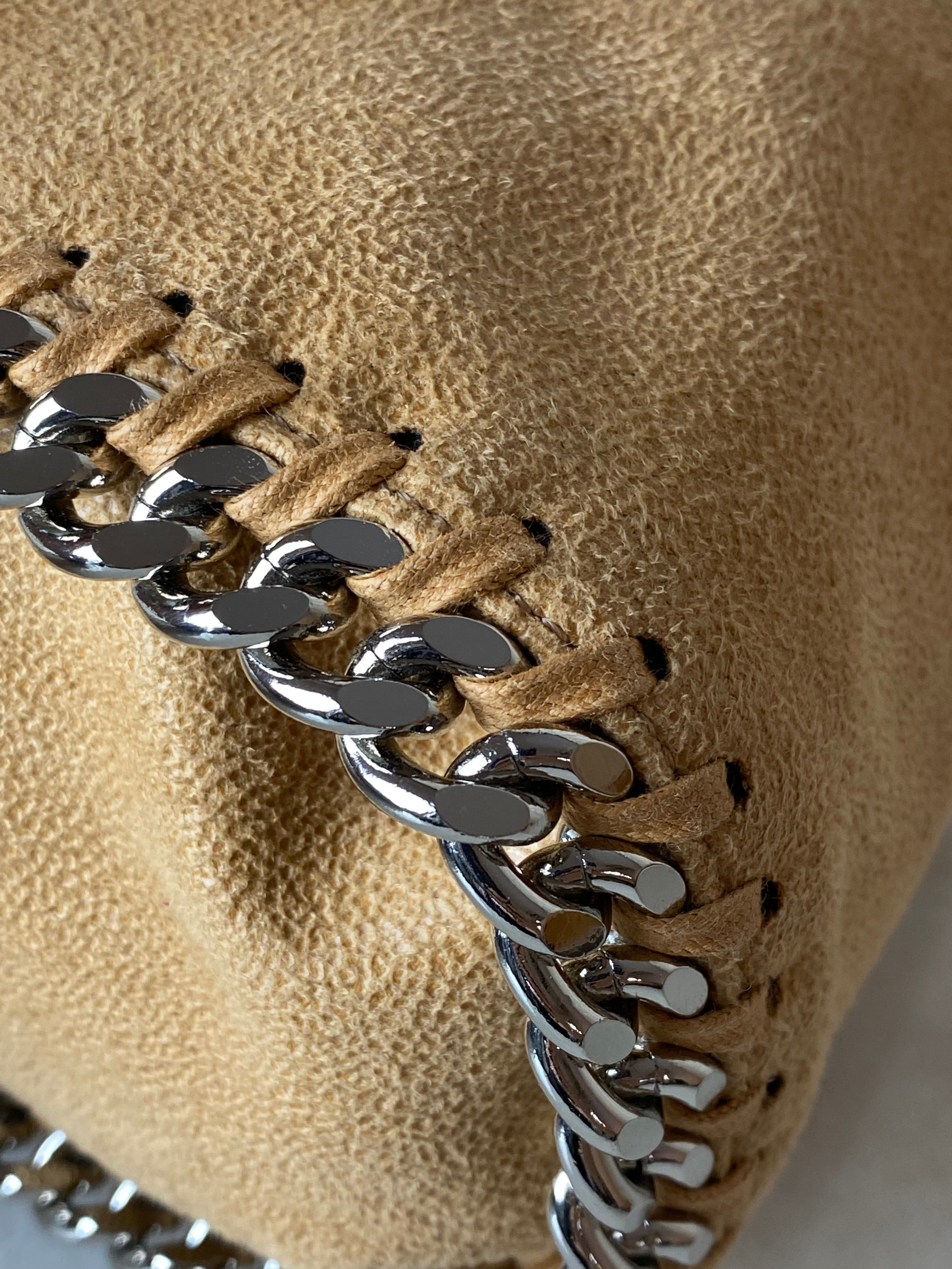 Stella Mccartney Camel Falabella Mini Bag-handbag-Stella Mccartney-The Closet Egypt