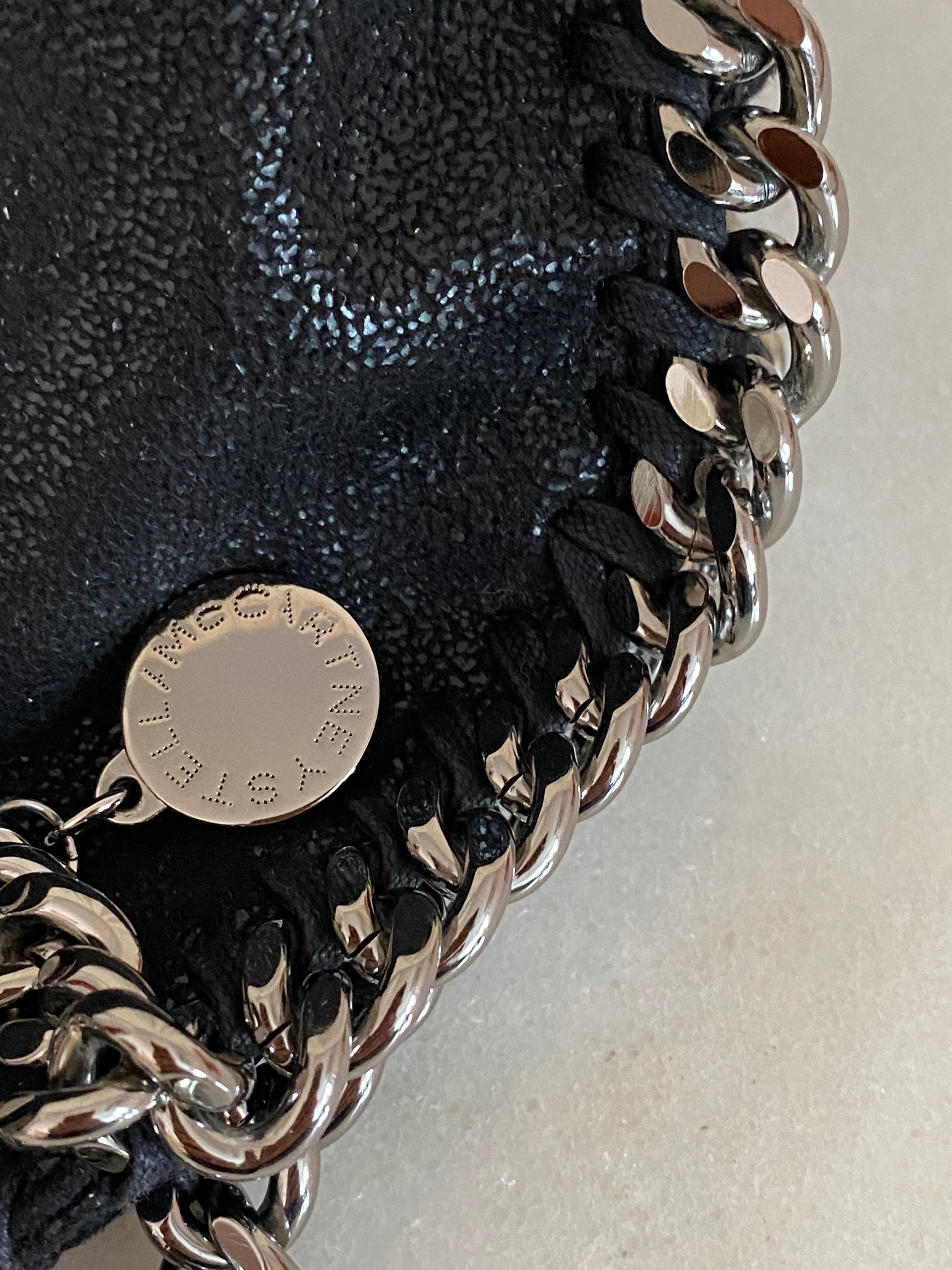 Stella Mccartney Black Falabella Mini Bag-handbag-Stella Mccartney-The Closet Egypt