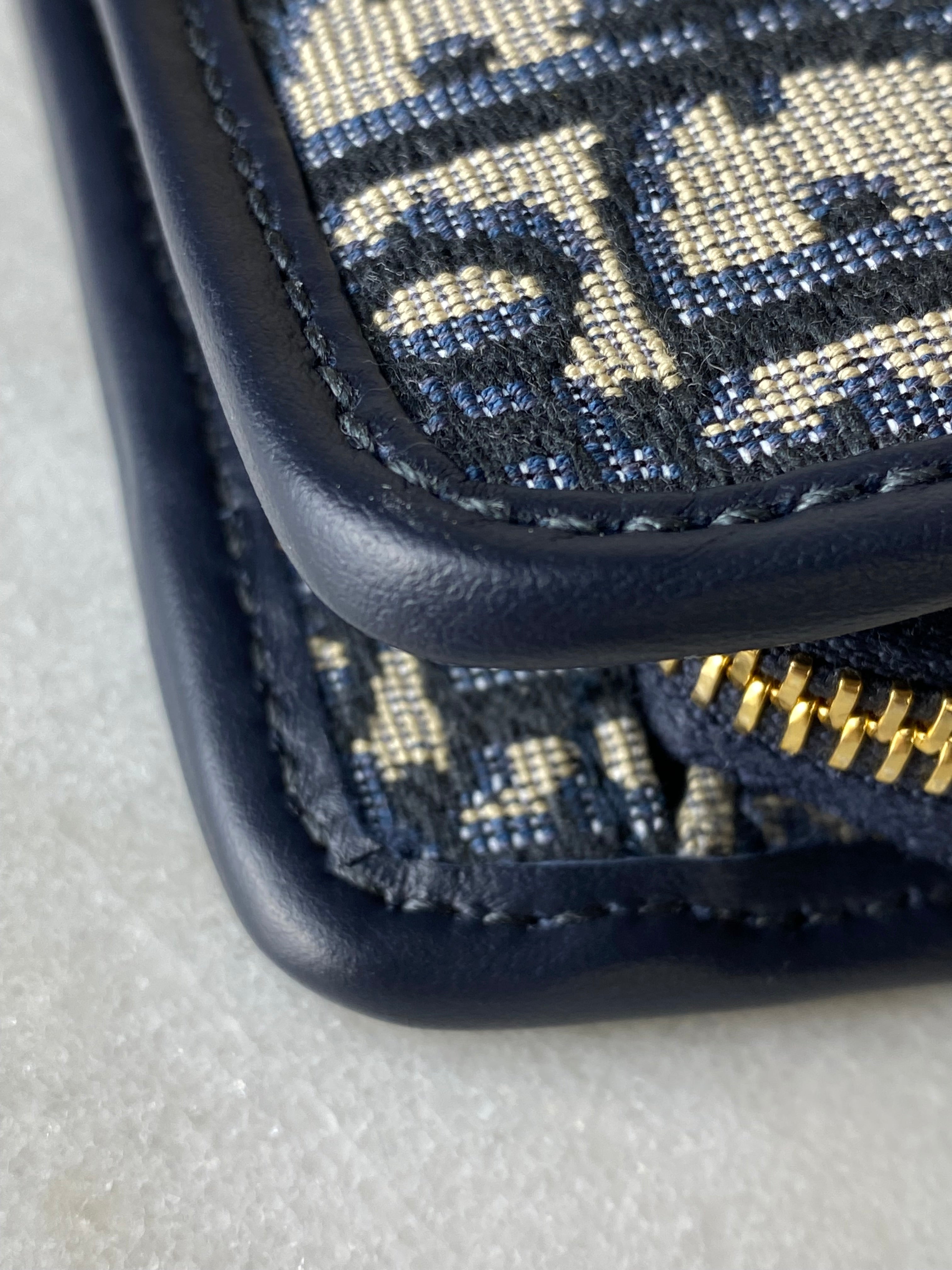 Christian Dior Blue Montaigne Pouch-Pouch-Christian Dior-The Closet Egypt