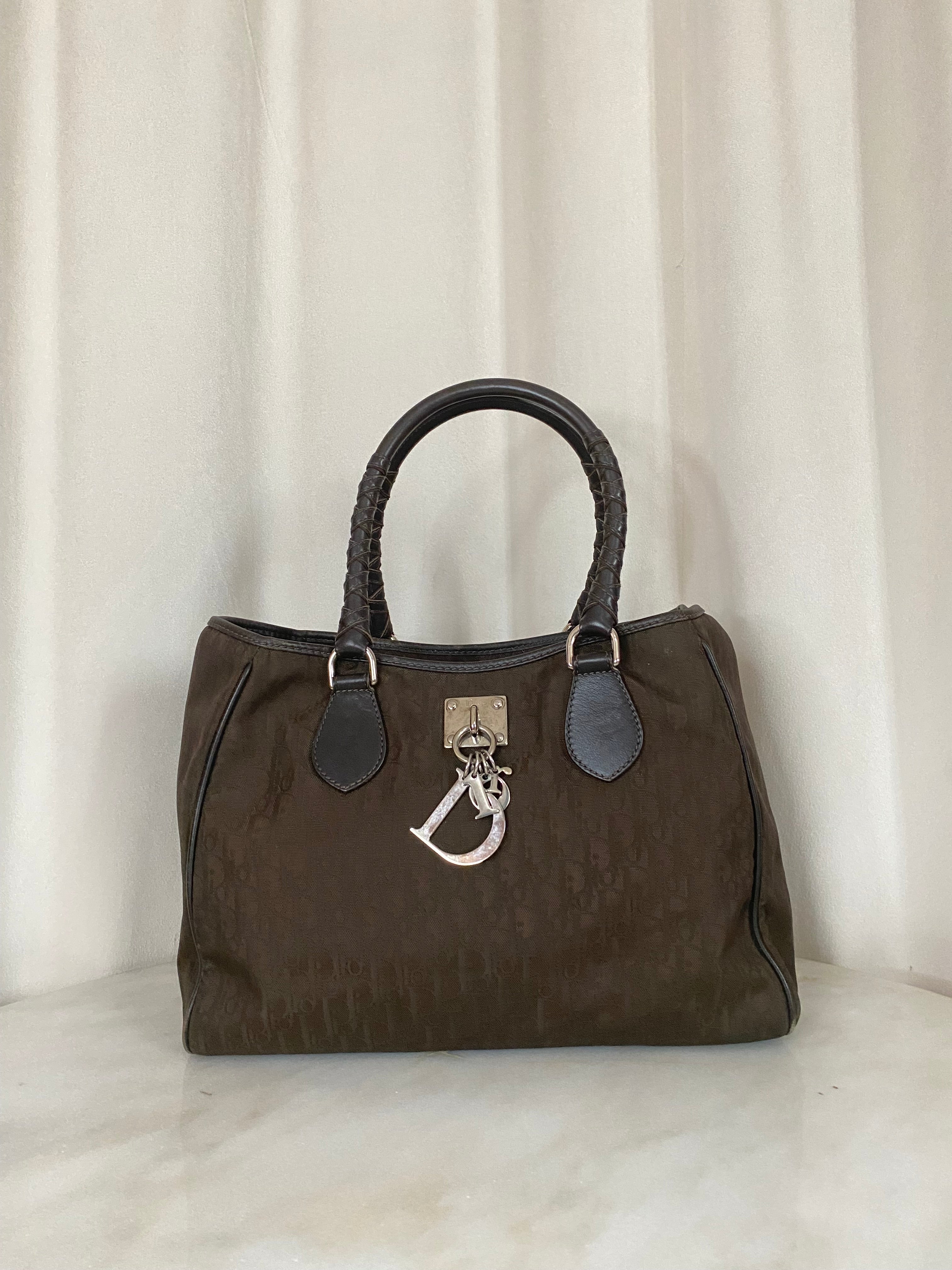 Christian Dior Brown Monogram Diorissimo Tote Bag-handbag-Christian Dior-The Closet Egypt