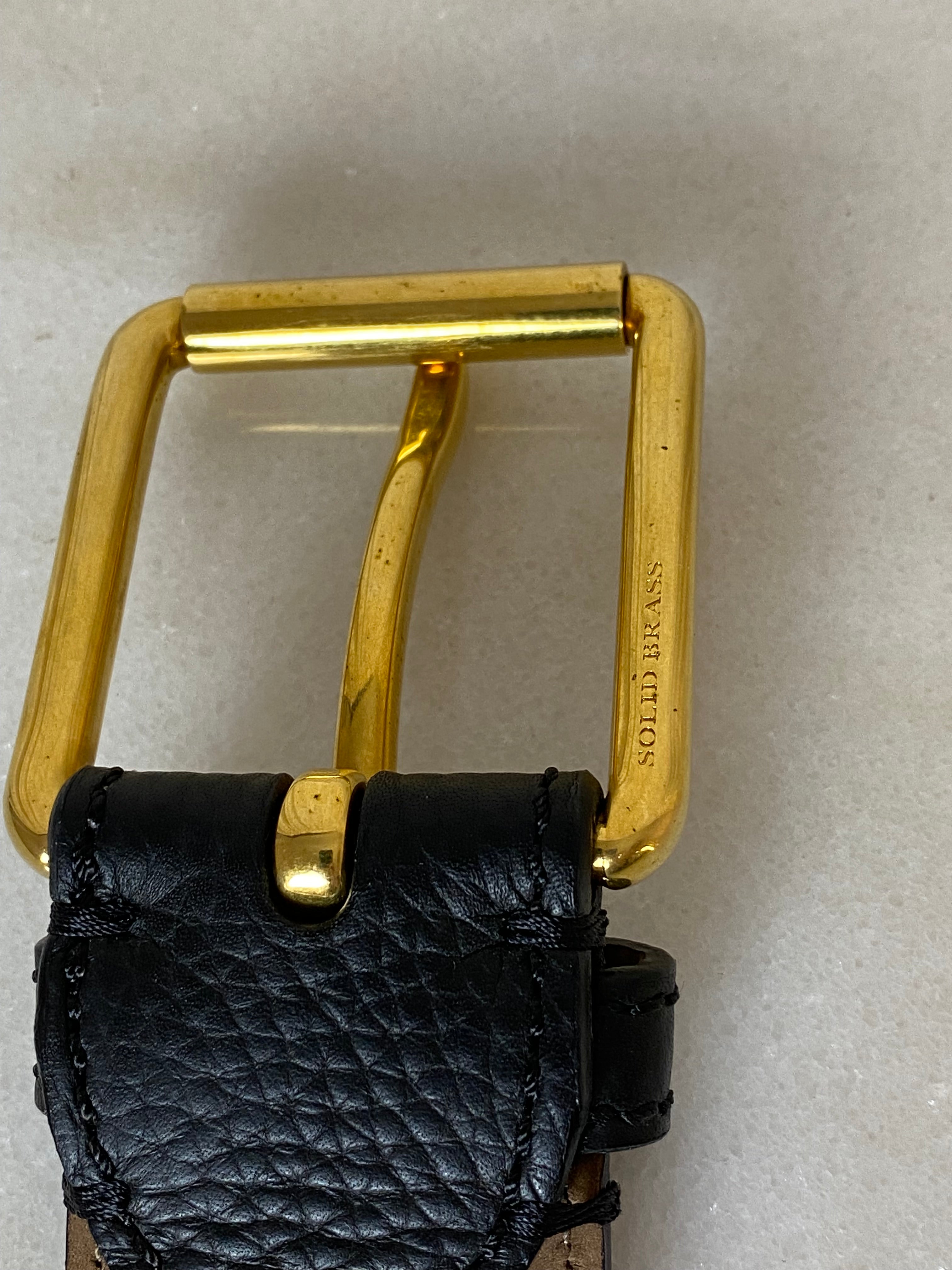 Burberry Black Belt 38-Belt-Burberry-The Closet Egypt