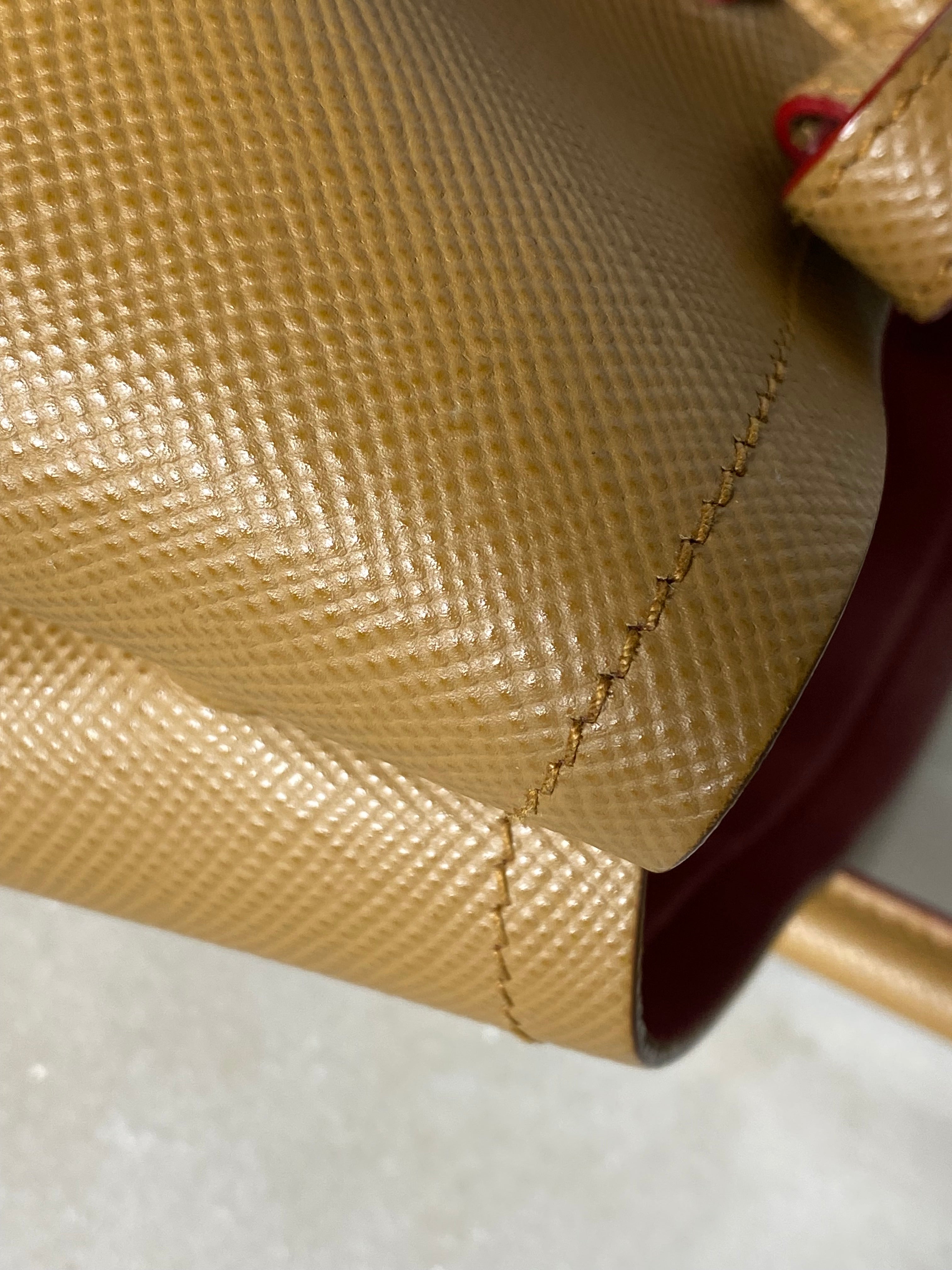 Prada Camel Double Tote Bag-handbag-Prada-The Closet Egypt