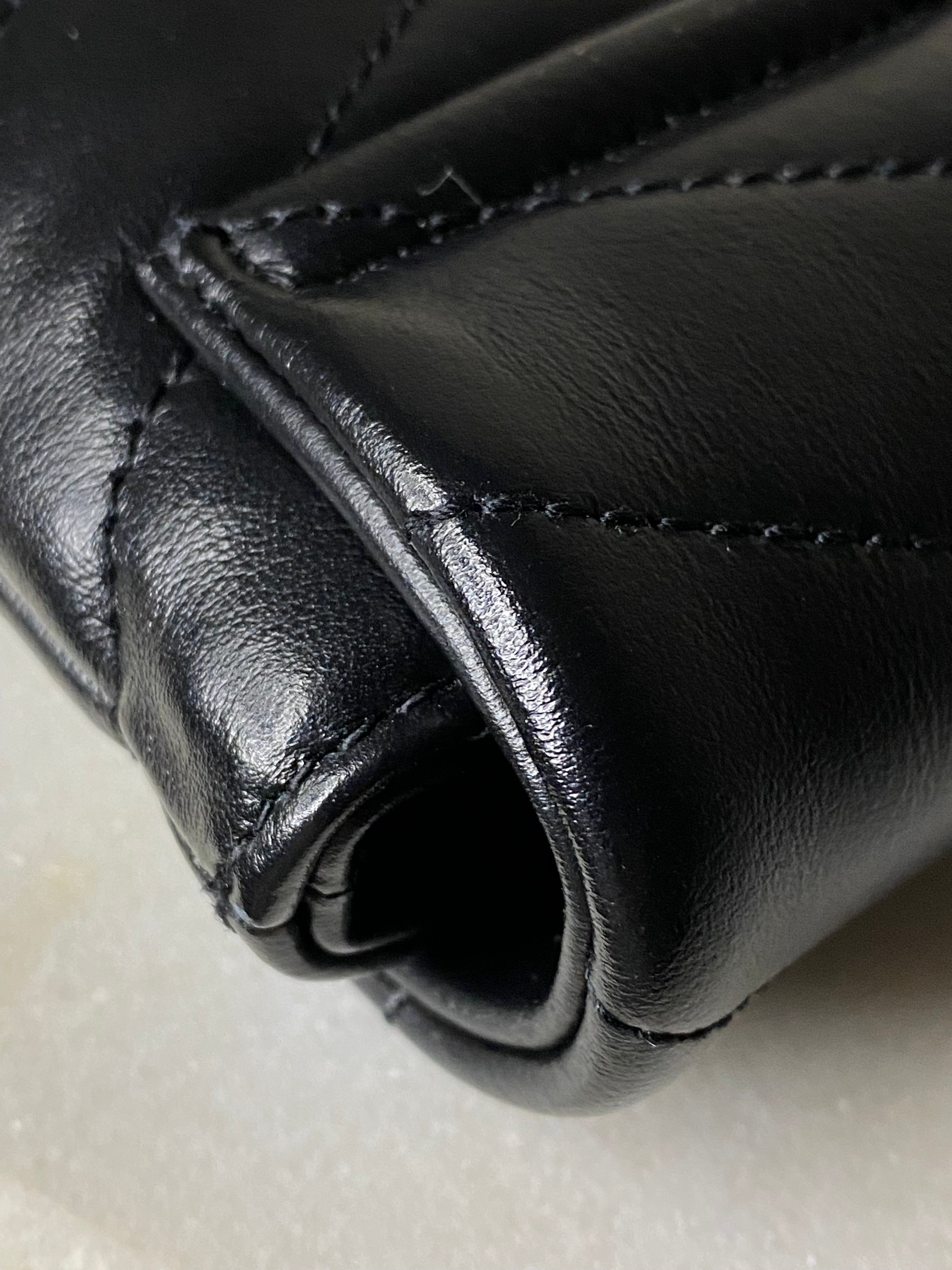 YSL Black Large Pouch-Pouch-YSL-The Closet Egypt