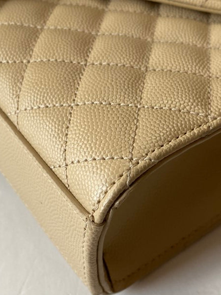 YSL Beige Envelope Medium Crossbody Bag-handbag-YSL-The Closet Egypt