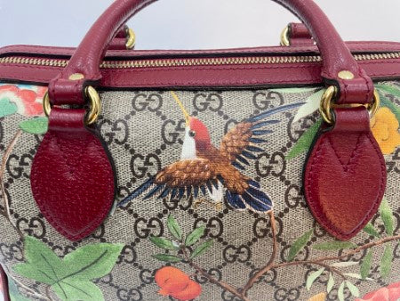 Gucci Bicolor GG Supreme Monogram Tian Boston Bag-handbag-Gucci-The Closet Egypt
