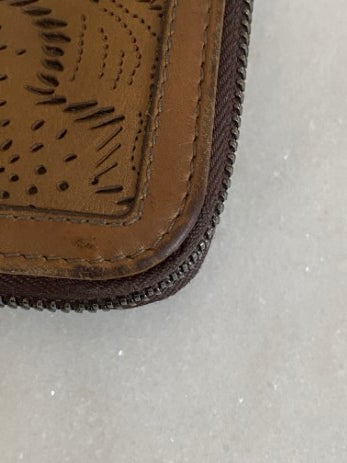 Burberry Brown Zip Long Wallet-wallet-Burberry-The Closet Egypt