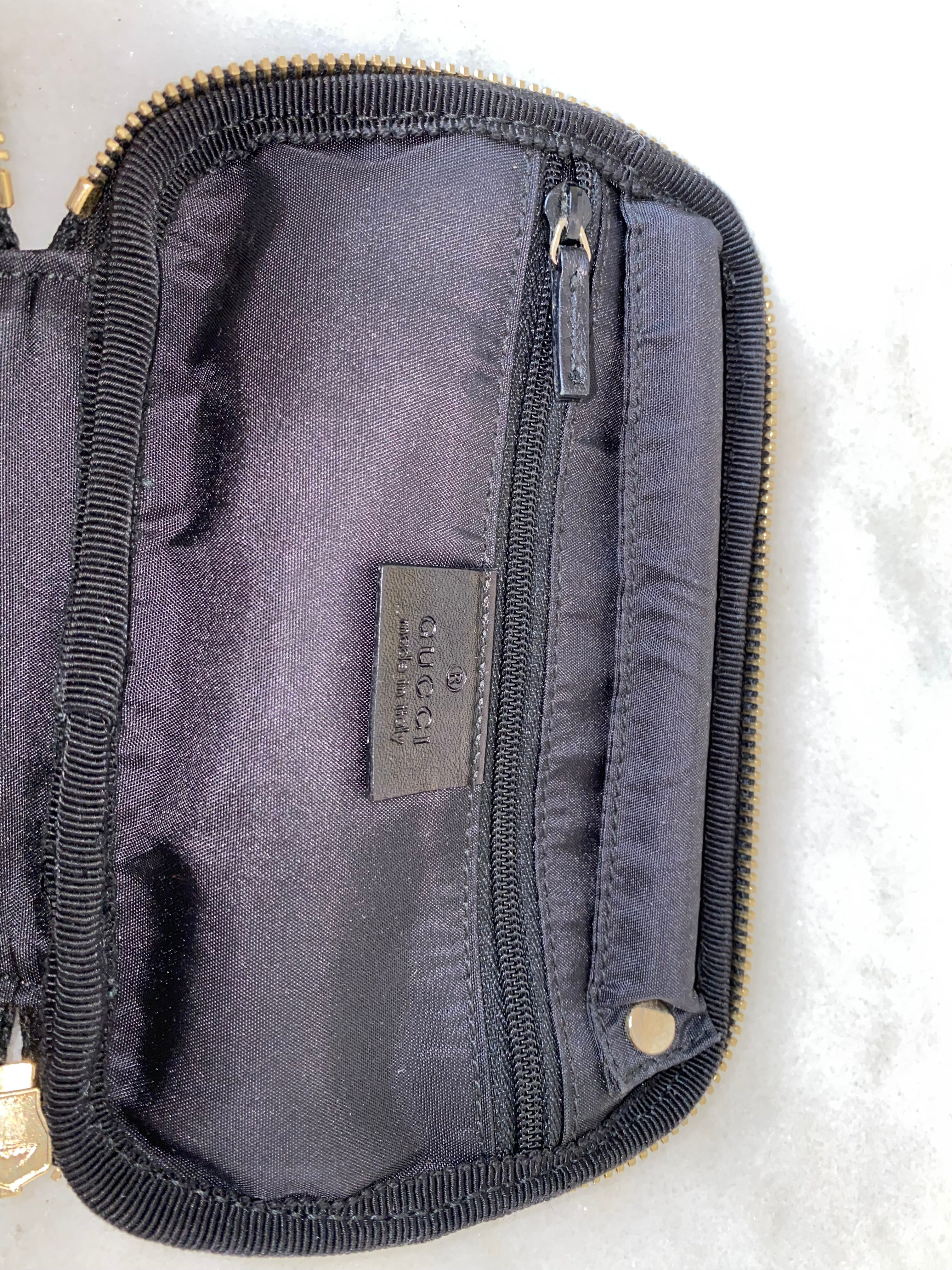 Gucci Black GG Jewelry Case