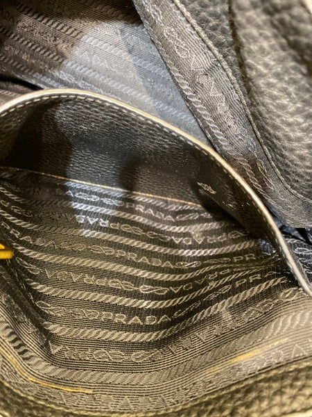 Prada Black Vitello Daino Tote Bag-handbag-Prada-The Closet Egypt