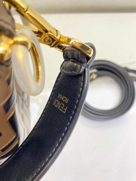 Fendi Bicolor FF Mon Tresor Mini Bucket Bag-handbag-Fendi-The Closet Egypt