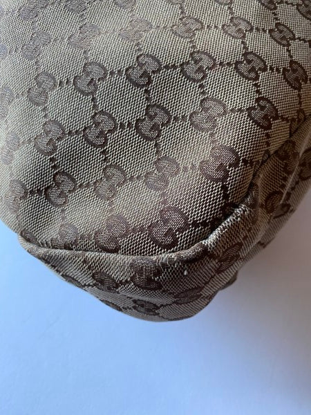 Gucci Ebony GG Hobo Shoulder Bag-handbag-Gucci-The Closet Egypt