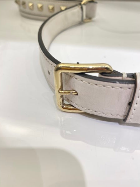 Valentino White VLTN Spike Rockstud Bag-handbag-Valentino-The Closet Egypt