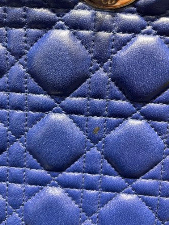 Christian Dior Blue Lady Dior Large Bag-handbag-Christian Dior-The Closet Egypt