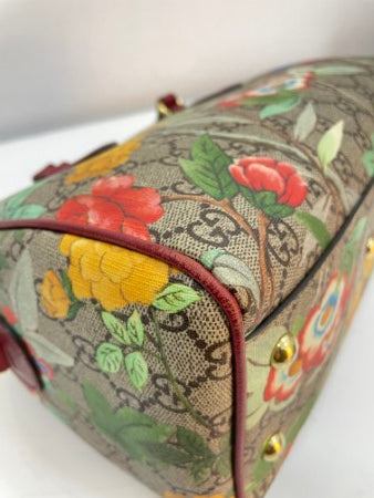 Gucci Bicolor GG Supreme Monogram Tian Boston Bag-handbag-Gucci-The Closet Egypt