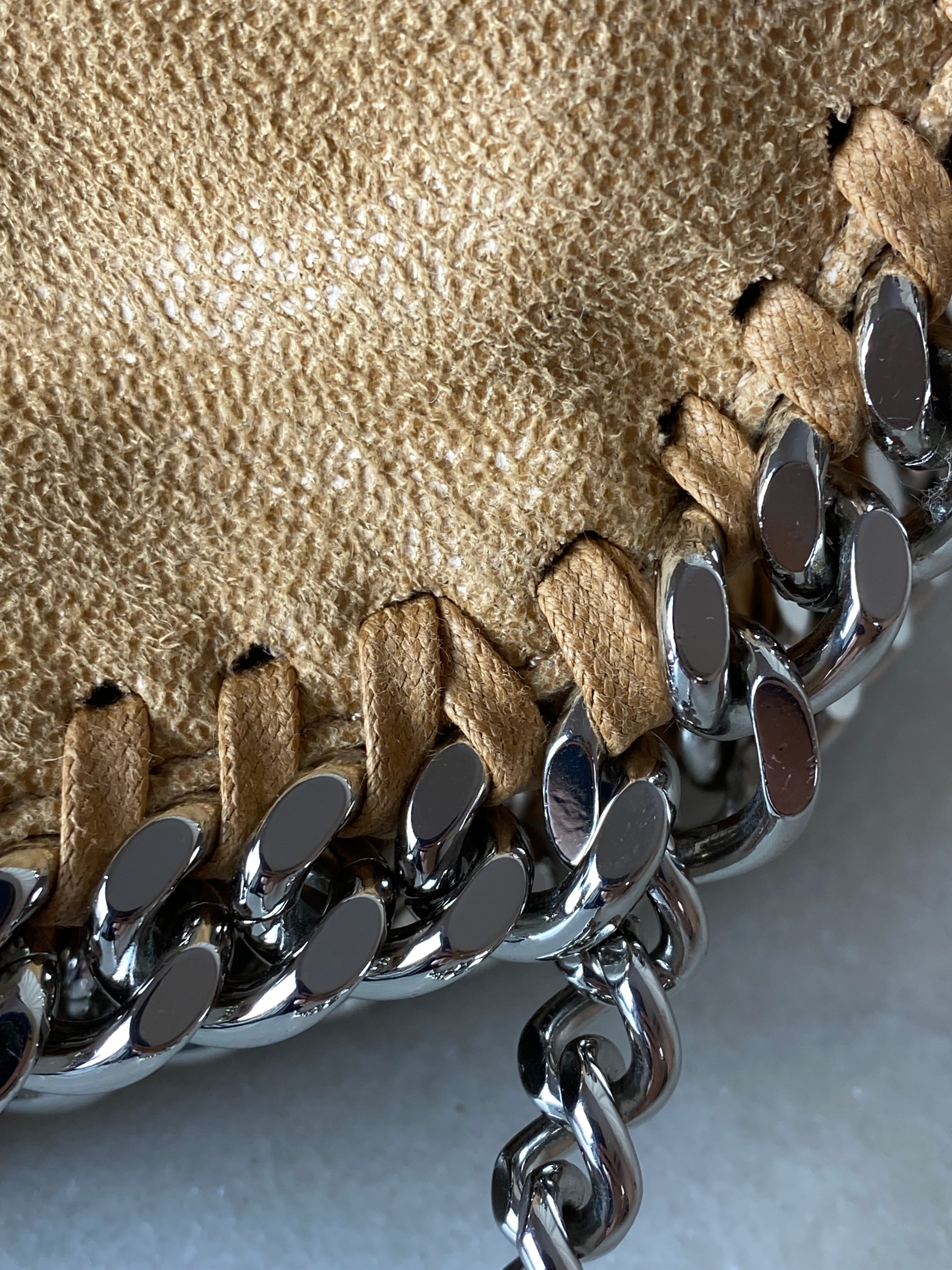 Stella Mccartney Camel Falabella Mini Bag-handbag-Stella Mccartney-The Closet Egypt