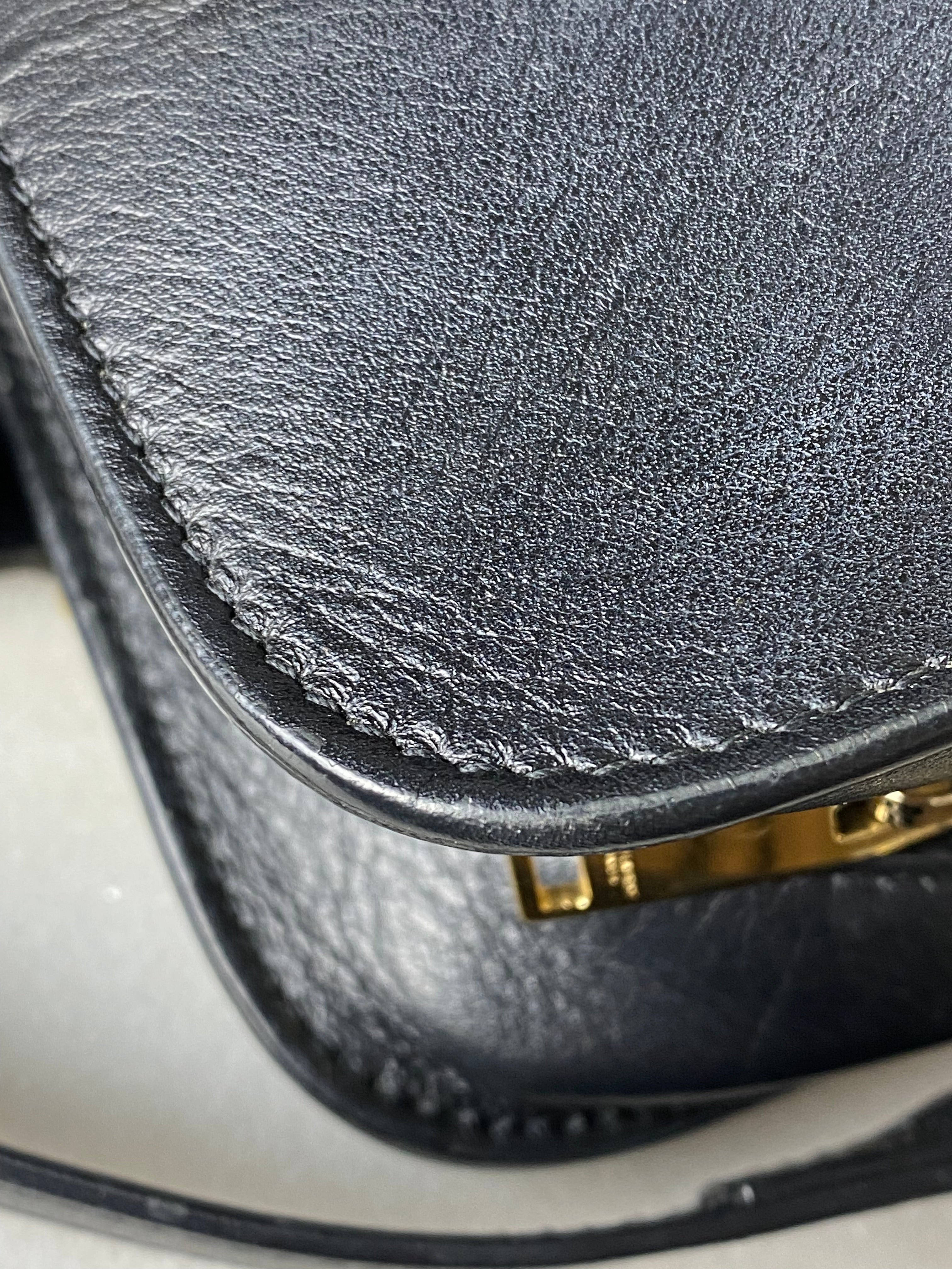 YSL Black Cabas Bag W/ Strap-handbag-YSL-The Closet Egypt