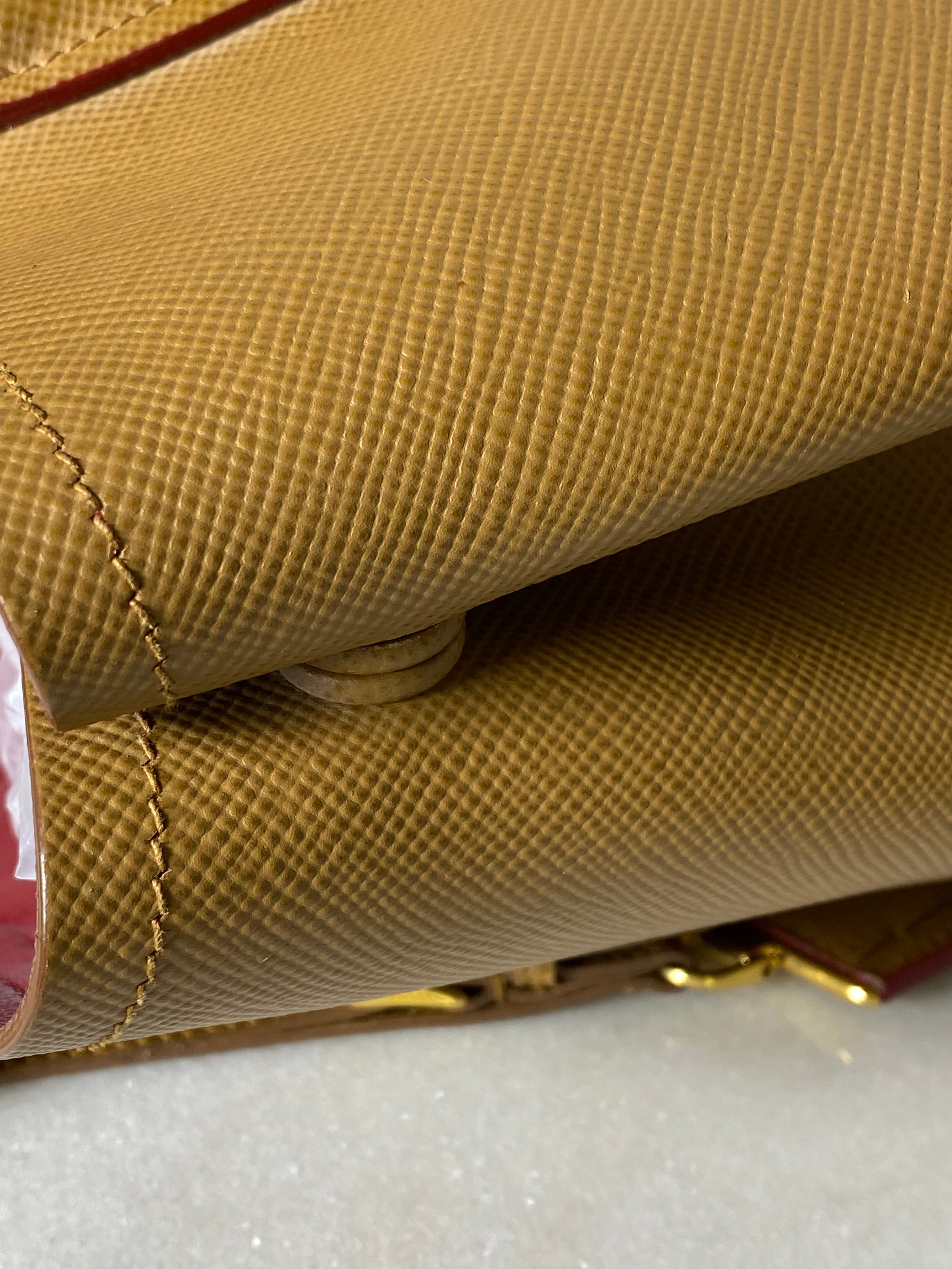 Prada Camel Double Tote Bag-handbag-Prada-The Closet Egypt