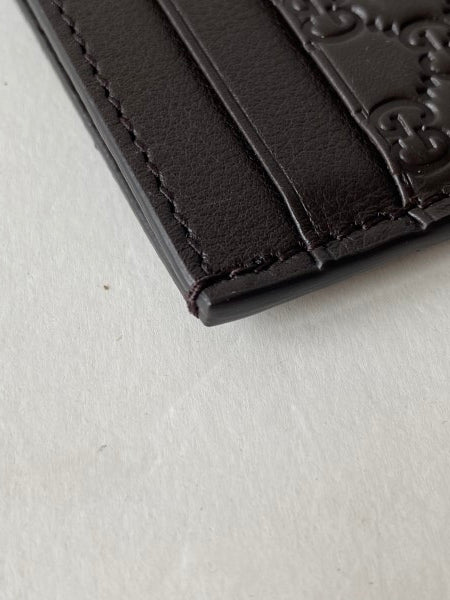 Gucci Brown Guccissima Card Holder-Card Holder-Gucci-The Closet Egypt